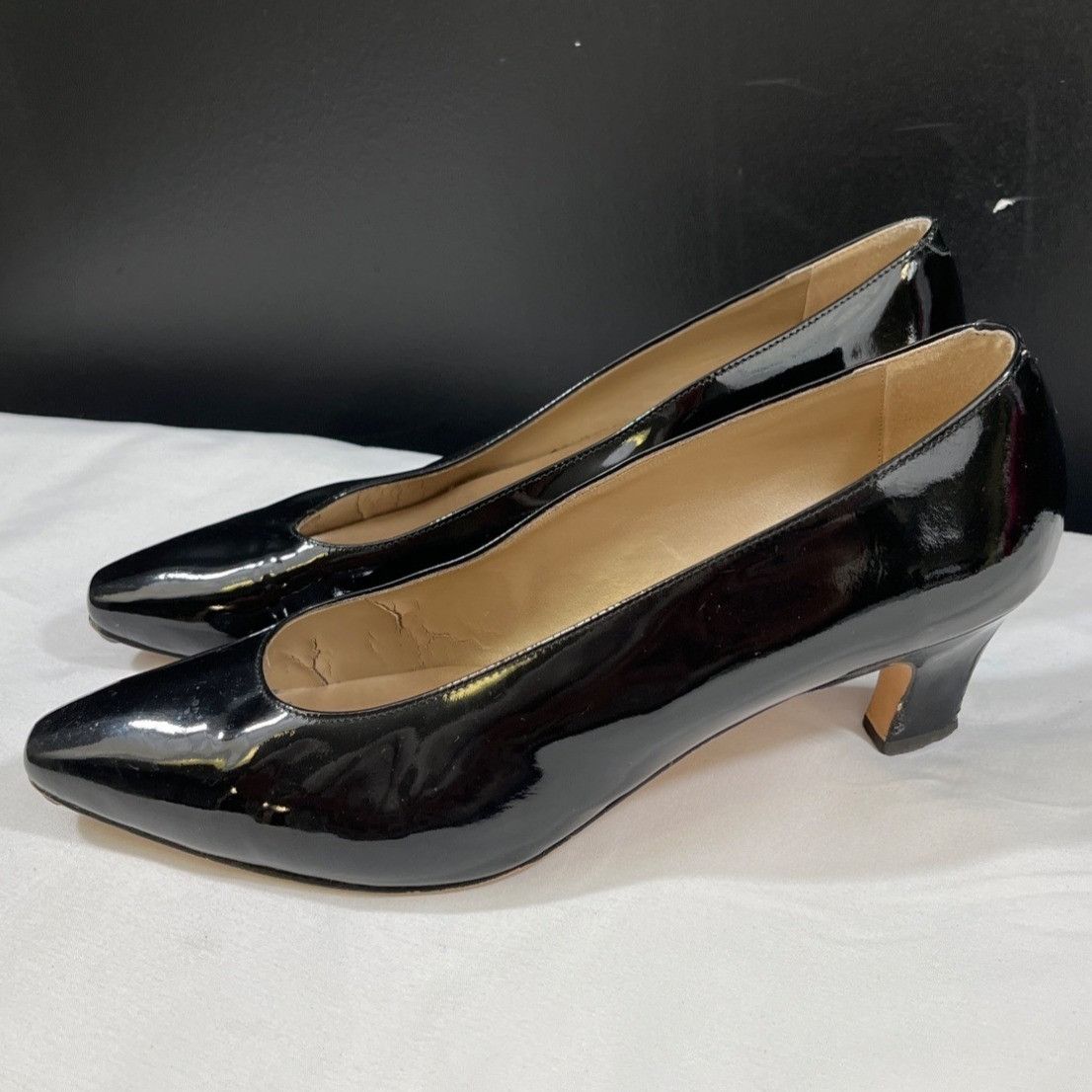 VANELI Vaneli Women's Black Pointed Toe Shoes/Heels Size 7.5W SKU 5 Size US 7.5 / IT 37.5 - 3 Thumbnail