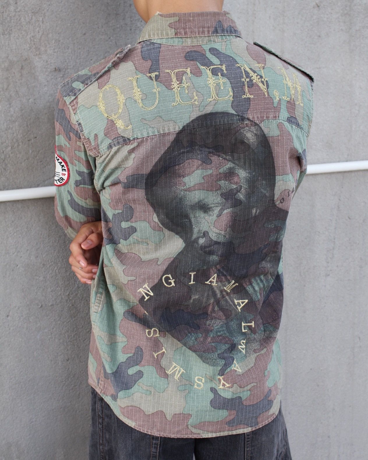 14th Addiction × If Six Was Nine × KMRii 2000S WHEREABOUTS CAMO I AM ALWAYS MISSING QUEEN JACKET Size US L / EU 52-54 / 3 - 7 Thumbnail