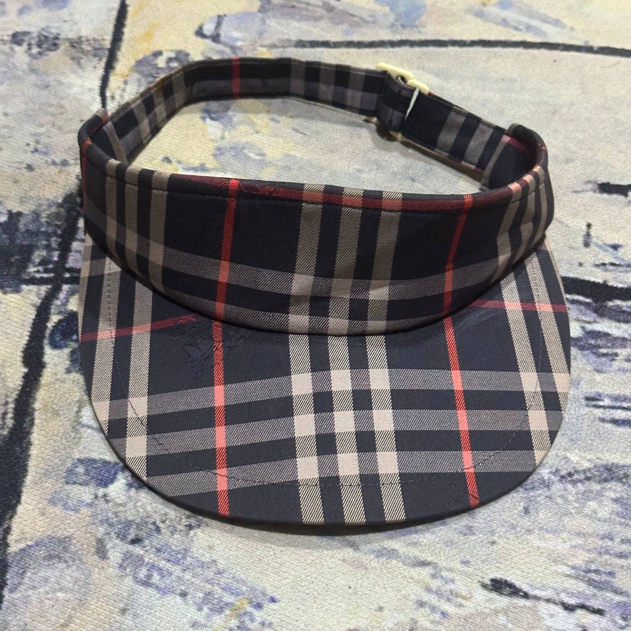 Burberry Vintage Burberry Nova Check Golf Visor Cap Size ONE SIZE - 8 Thumbnail