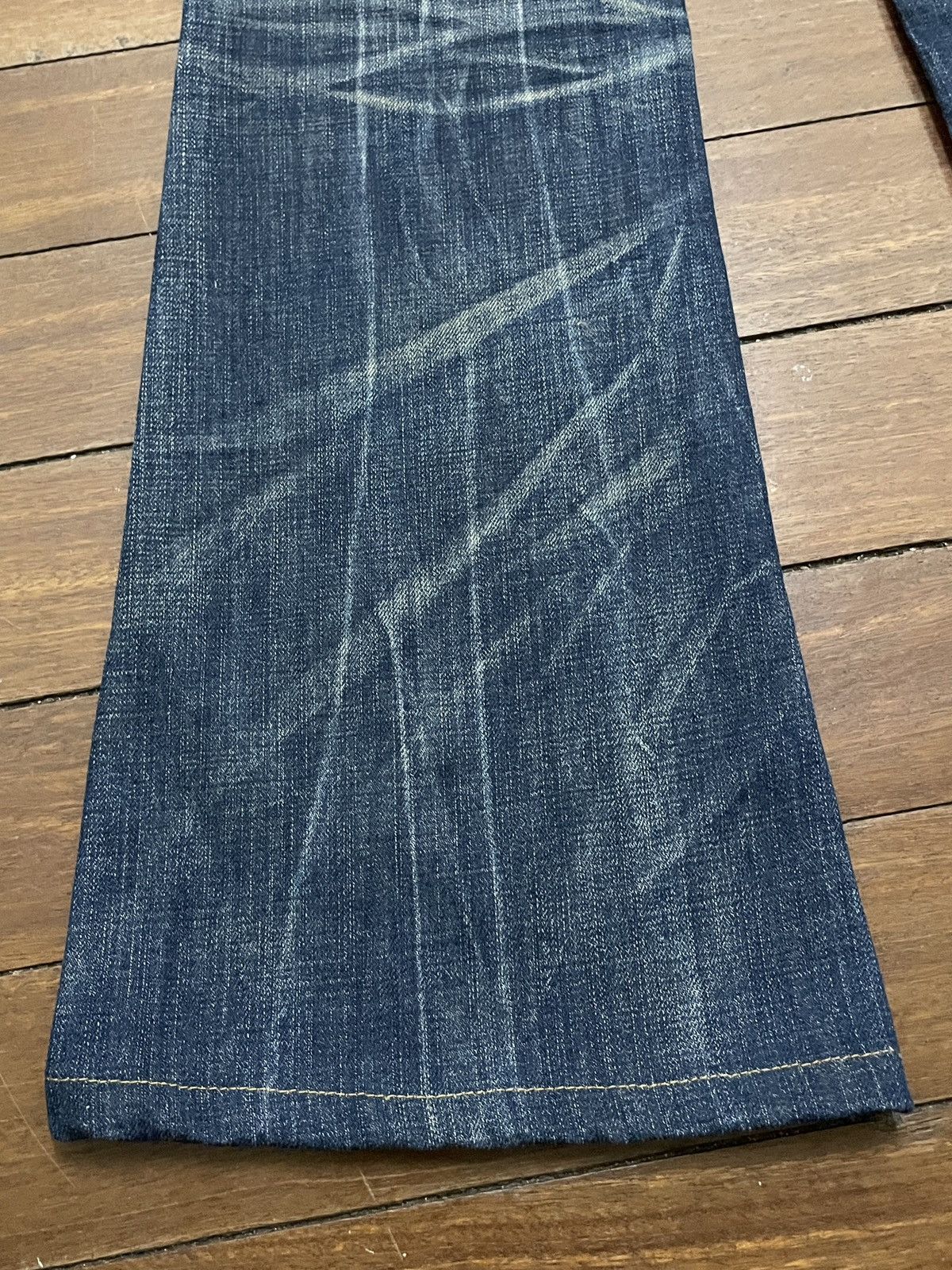 Rare Design Vintage Japanese Brand Lolita Flared Jeans 1990s