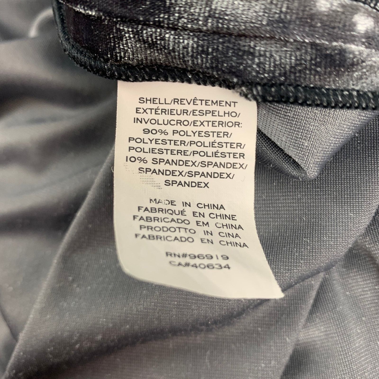 Marc Jacobs MARC JACOBS Size 4 Dark Gray Metallic Polyester Mini Dress Size S / US 4 / IT 40 - 5 Thumbnail