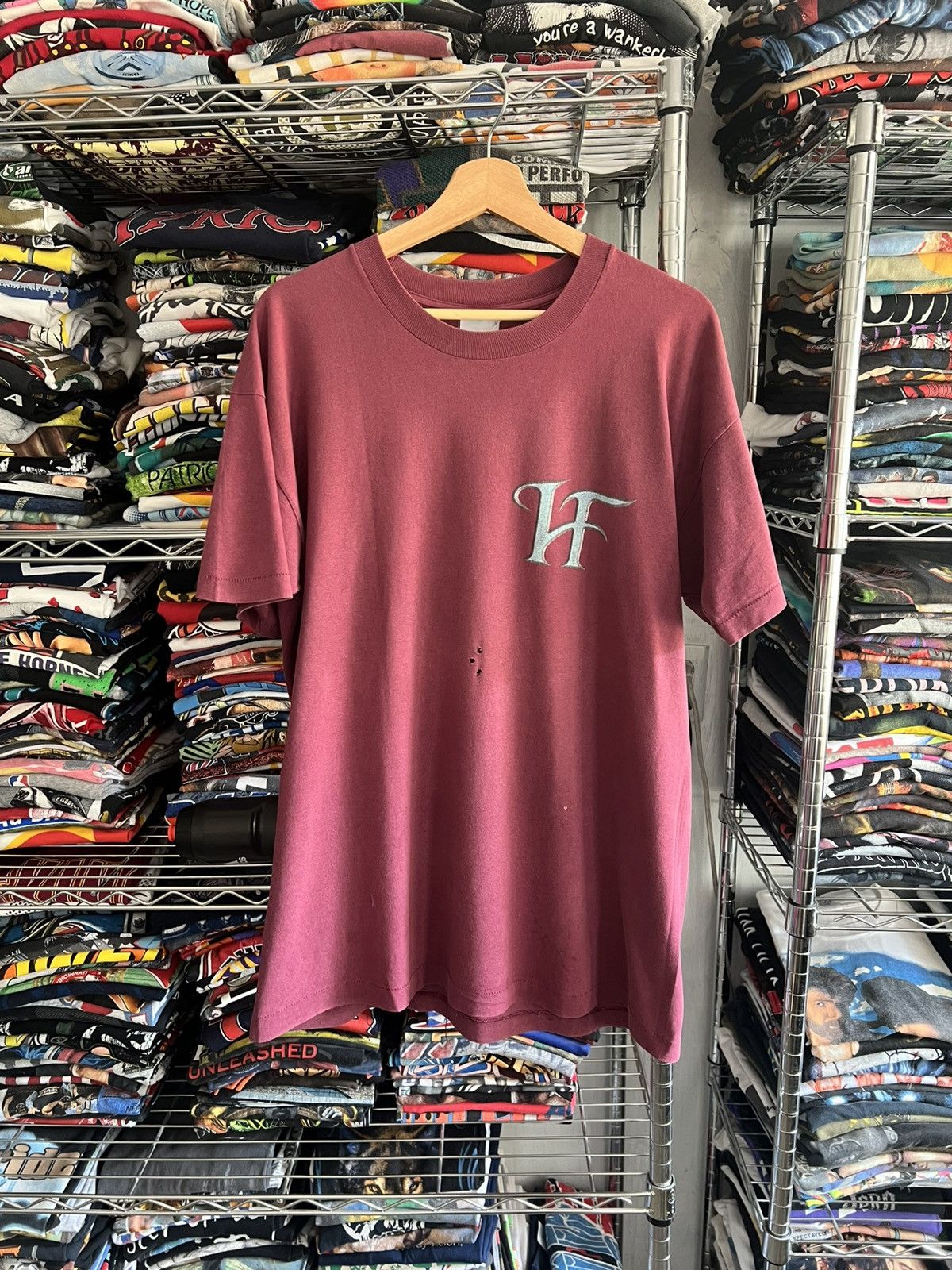 Band Tees 1997 Hammer Fall Tour Of The Brave Metal Single Stitch Tee Size US XL / EU 56 / 4 - 2 Thumbnail