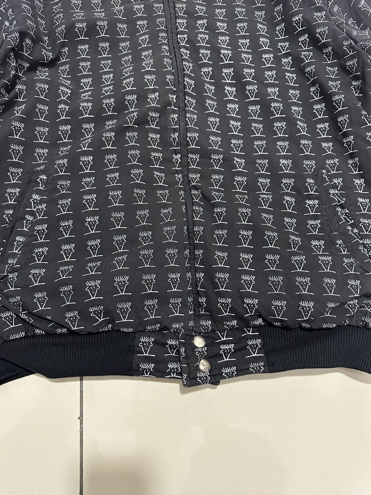 Vintage Vintage 80’s Fido Dido Reversible Bomber Jacket Design Size US L / EU 52-54 / 3 - 4 Thumbnail