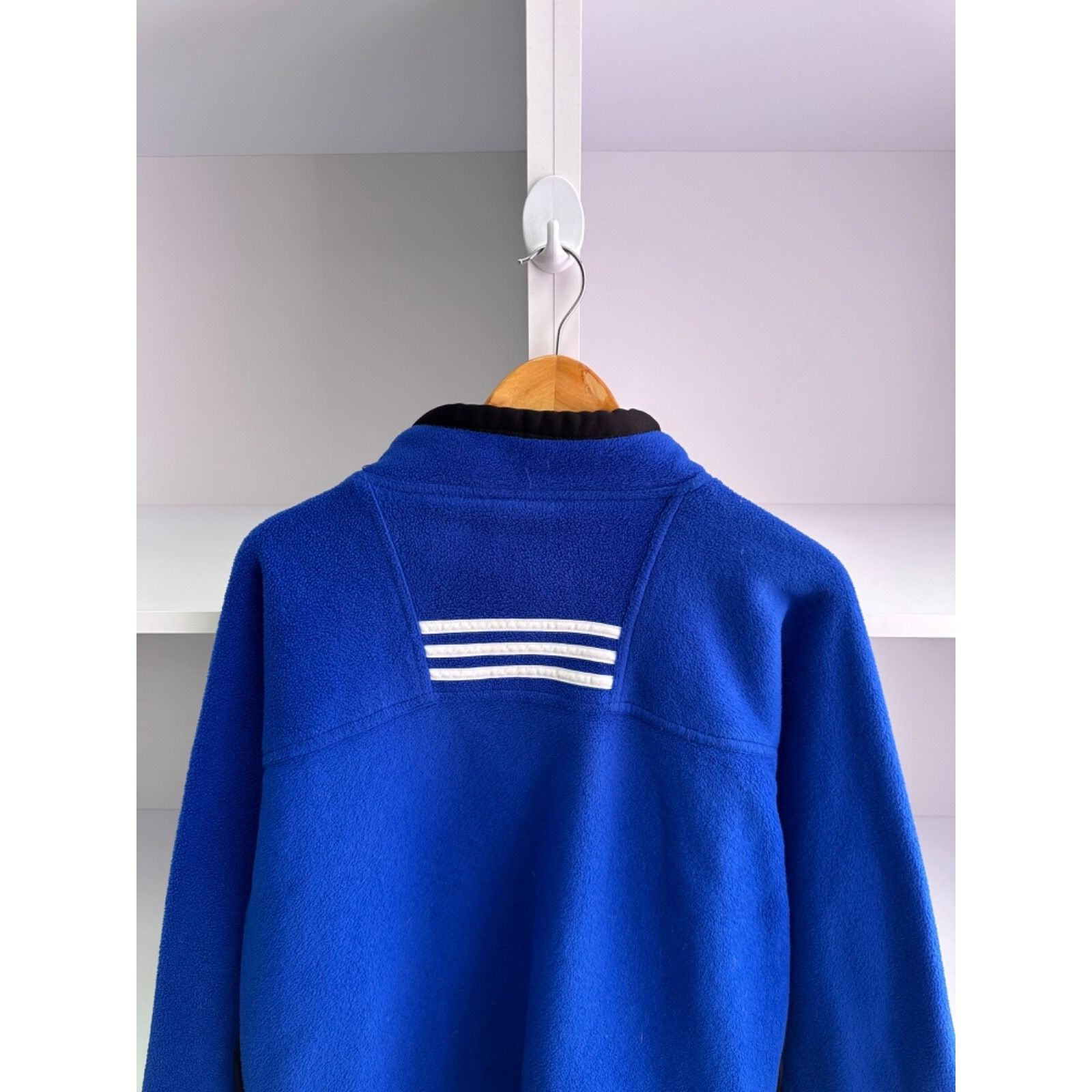 Adidas VTG Adidas Navy 99s Fleece 1/4 Zip Sweatshirt Size US XL / EU 56 / 4 - 11 Thumbnail