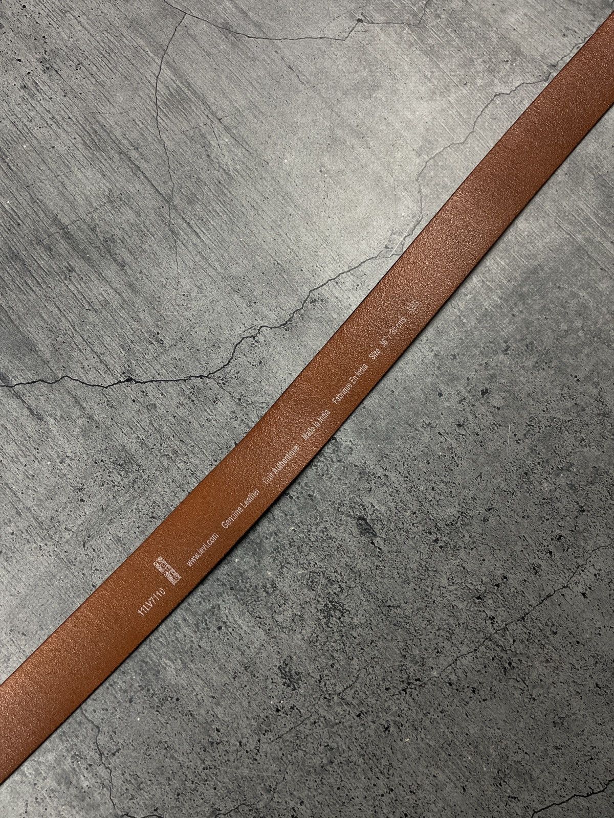 Levi's × Vintage Levi’s vintage brown leather belt Size ONE SIZE - 4 Thumbnail