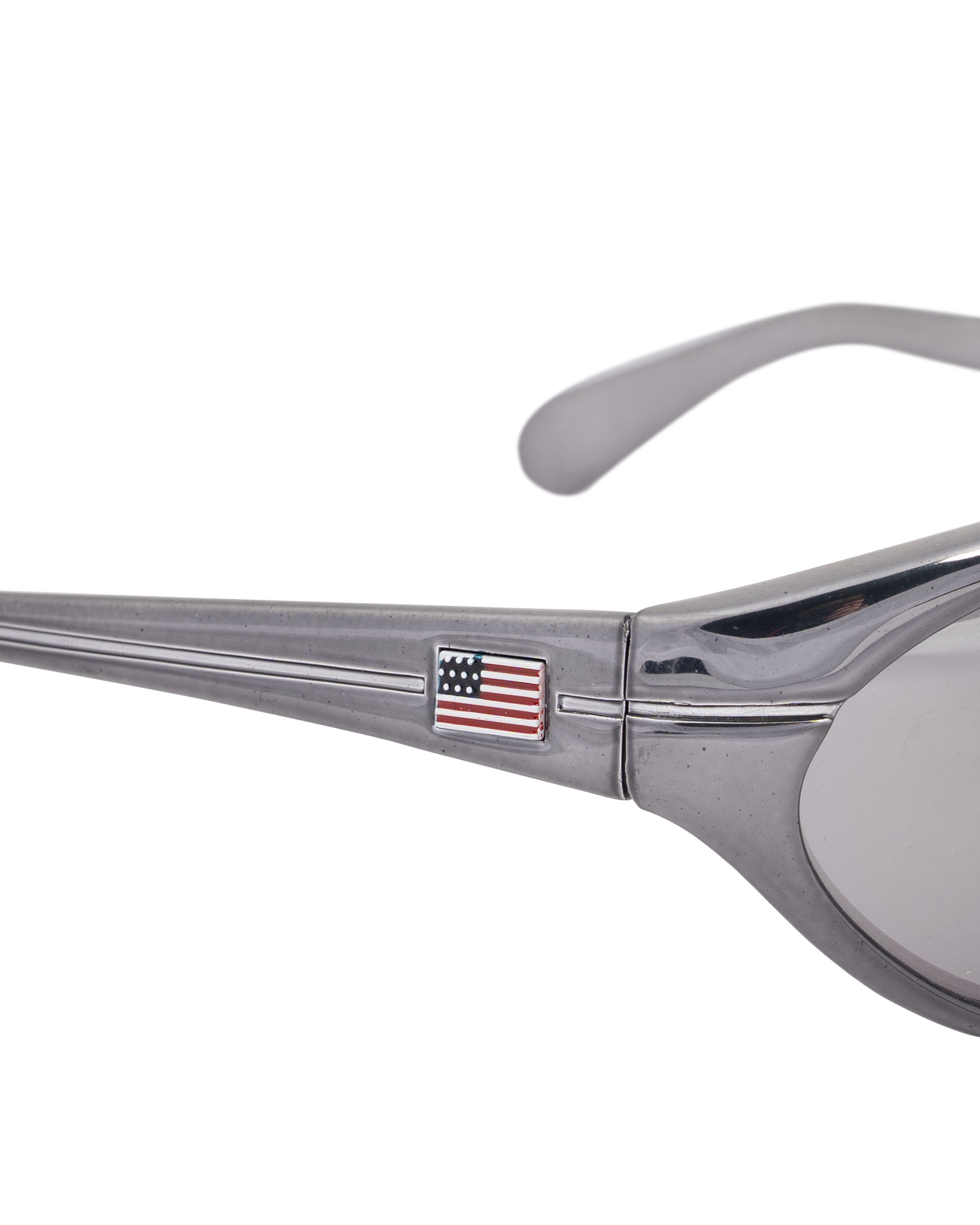 Polo Ralph Lauren Ralph Lauren Polo Sport '90s Dark Silver Plastic Sunglasses Size ONE SIZE - 2 Thumbnail
