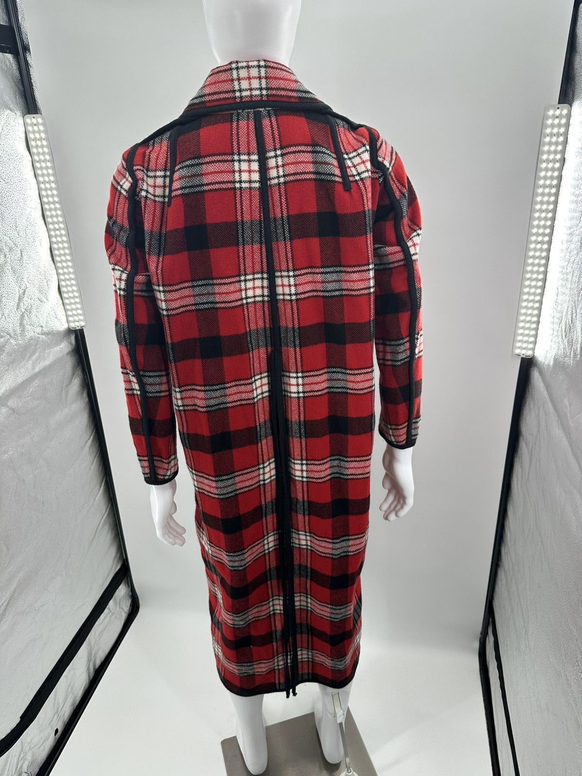 Dsquared2 DSquared2 Wool Plaid Trench Coat Size XS / US 0-2 / IT 36-38 - 8 Thumbnail