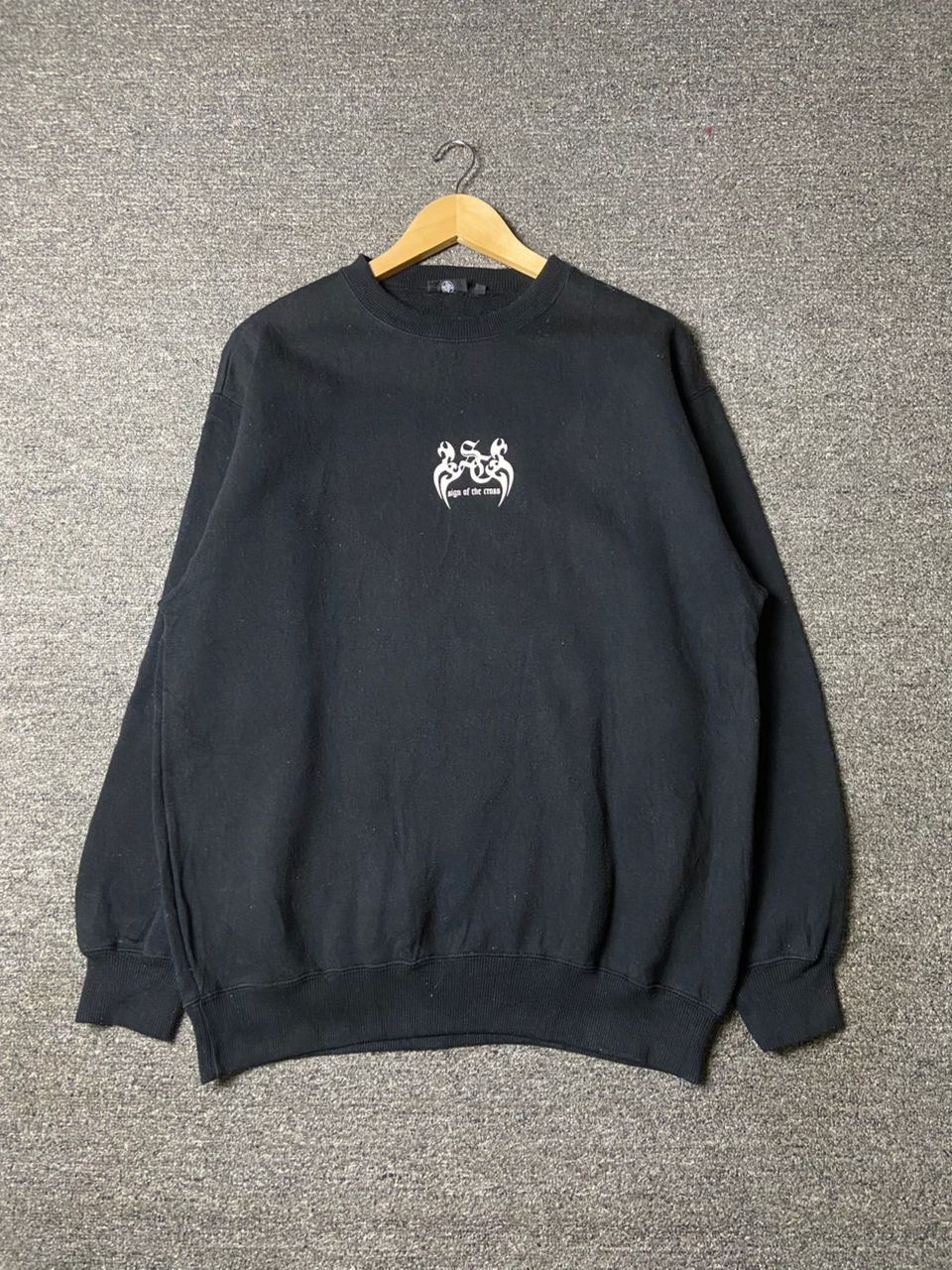 Japanese Brand Bill Crop Brand Sign Off Cross Crewneck Sweatshirt (174) Size US L / EU 52-54 / 3 - 1 Thumbnail