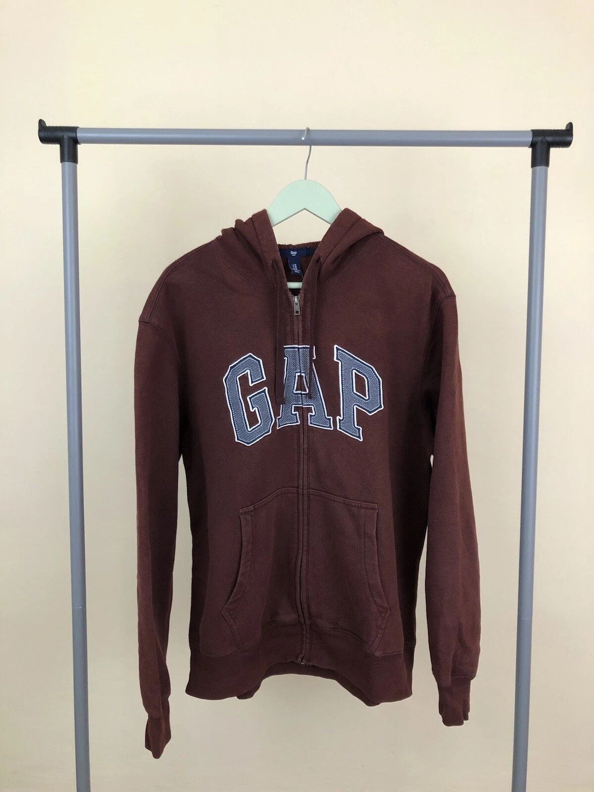 Gap Gap Vintage Zip Hoodie Mens Size M Embroidered Logo Size US M / EU 48-50 / 2 - 1 Thumbnail