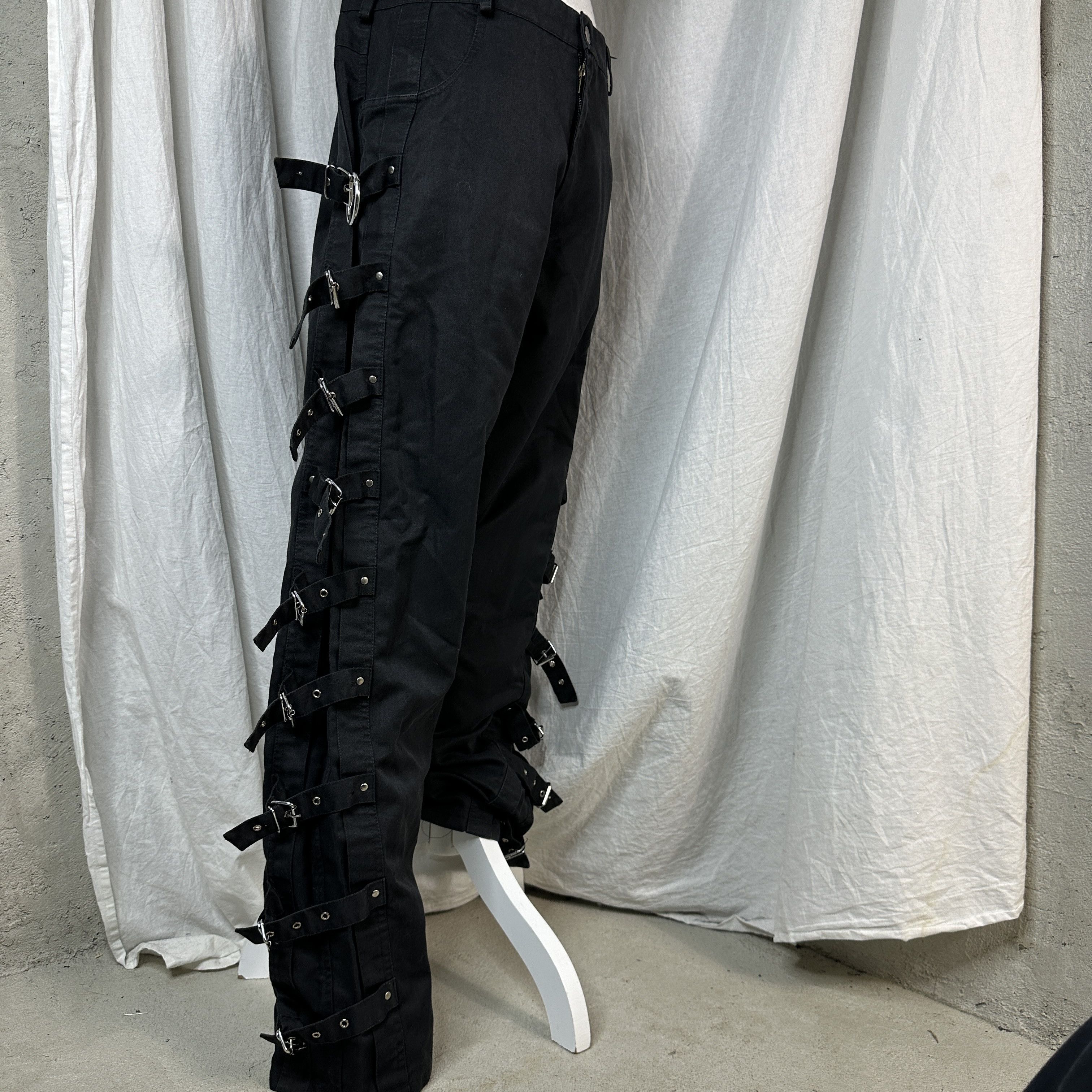 Vintage Goth Vintage Straps Trousers Size US 34 / EU 50 - 5 Thumbnail