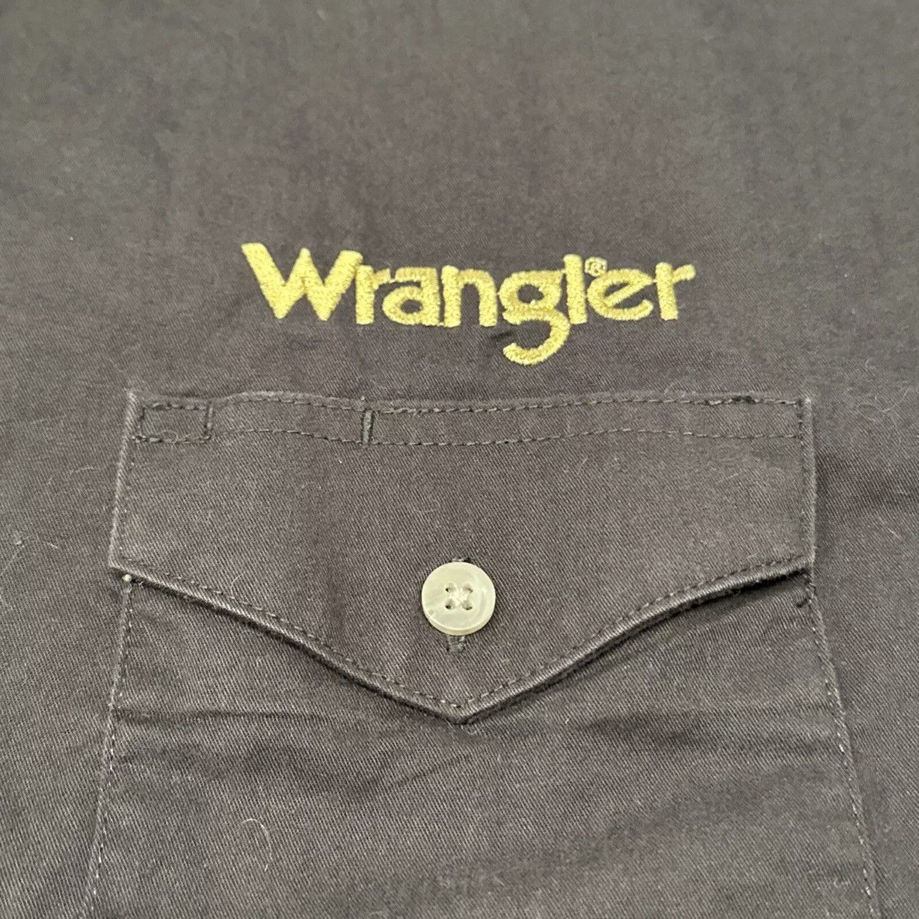 Vintage × Wrangler Vintage Wrangler Button Shirt Rodeo Spell Out Western Cowboy Size US XXL / EU 58 / 5 - 5 Thumbnail