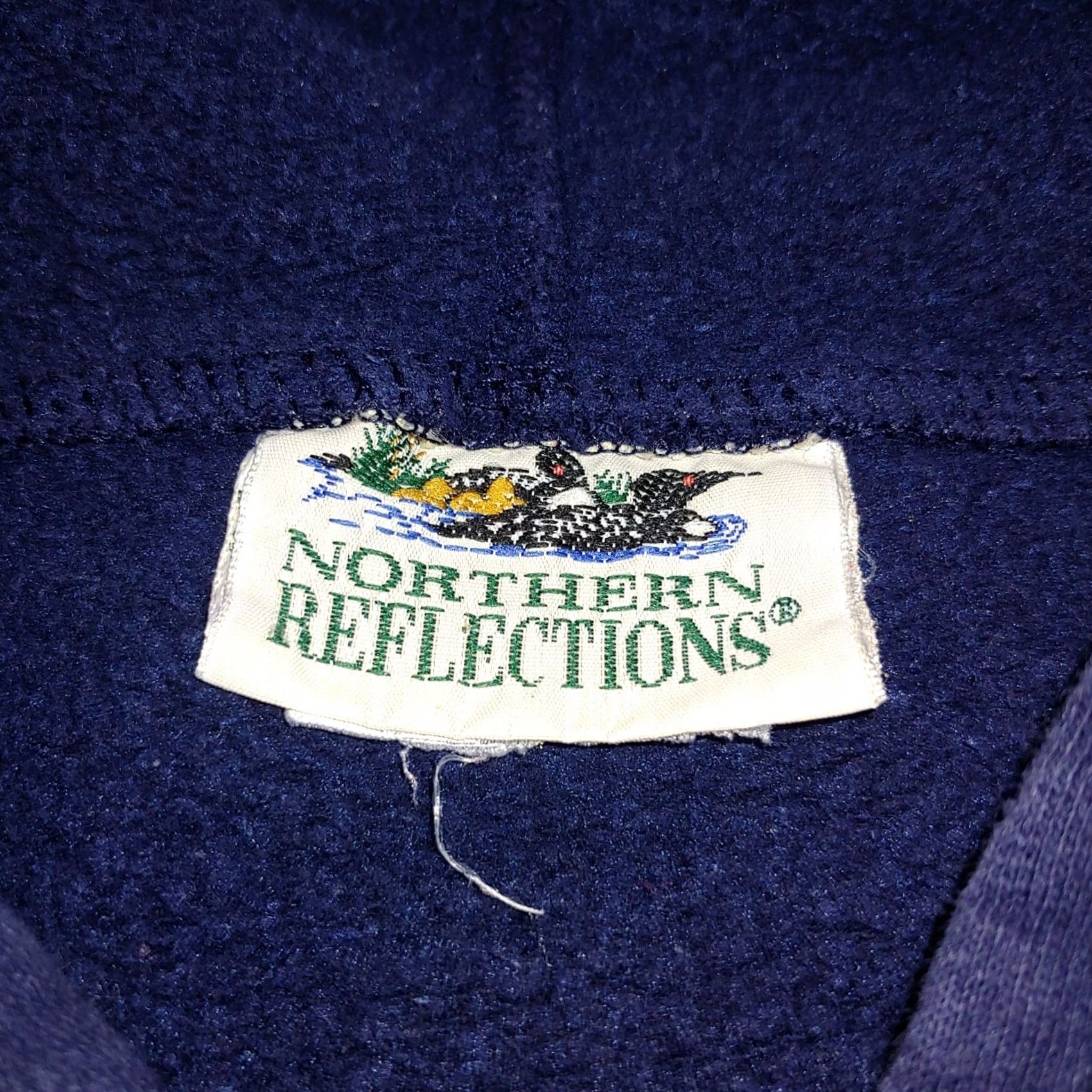 Northern Reflections VINTAGE Northern Reflections Sweatshirt Hooded Zipper 2X Coastal Beach Seashore Lighthouse Sailboat Blue Womens Mens Size XXL / US 16-18 / IT 52-54 - 6 Thumbnail