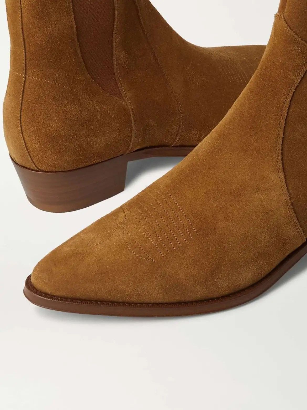 Celine × Hedi Slimane FW20 Camargue Western Chelsea Boots sz40/41.5 Size US 8.5 / EU 41-42 - 9 Thumbnail