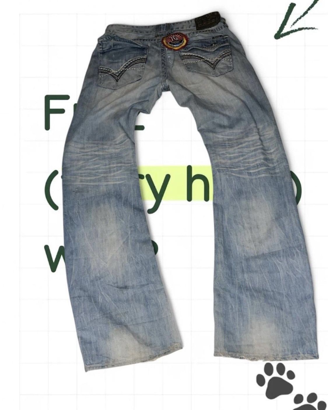 Salvage Salvage denim Jeans Size 34x32 Size US 34 / EU 50 - 1 Thumbnail
