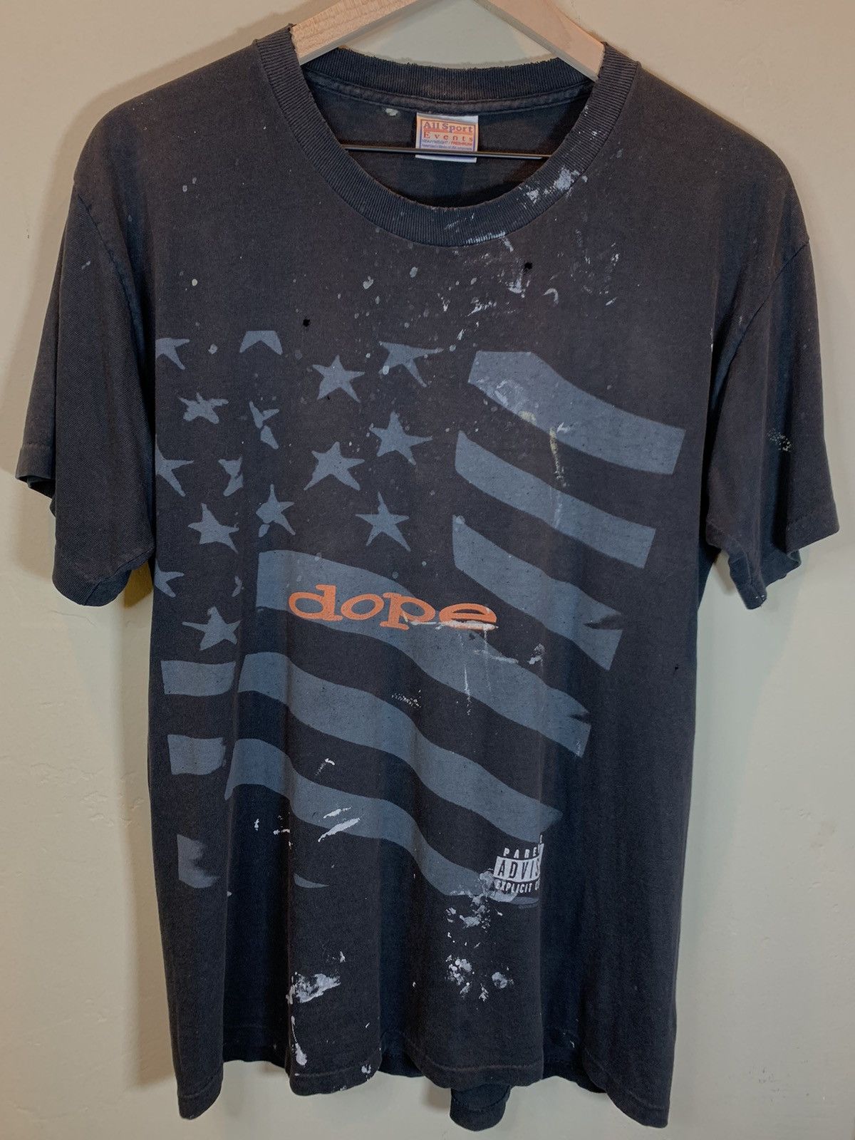 Band Tees × Vintage *RARE* Vintage Dope The Revolution Has Come Thrashed T-Shirt Size US M / EU 48-50 / 2 - 2 Thumbnail