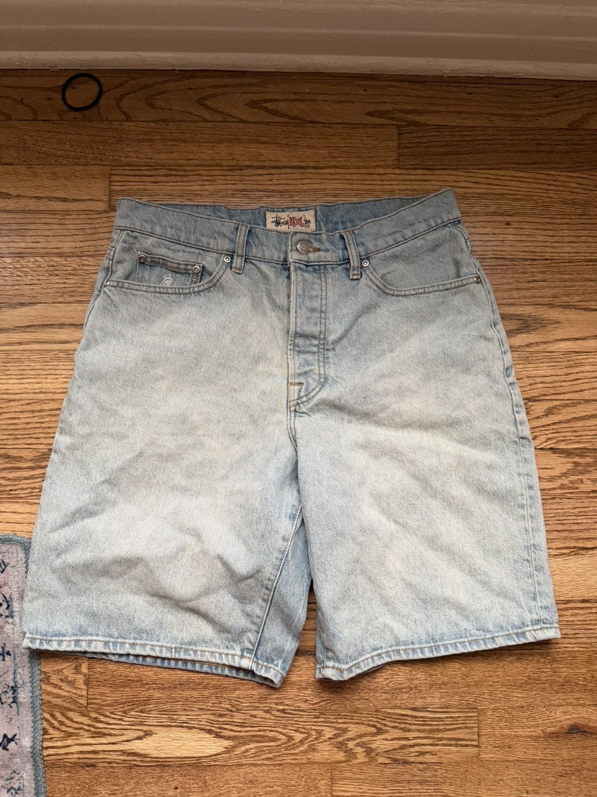 Stussy SS24 Beach Wash Big Ol’ Short Denim 30 Size US 30 / EU 46 - 1 Thumbnail