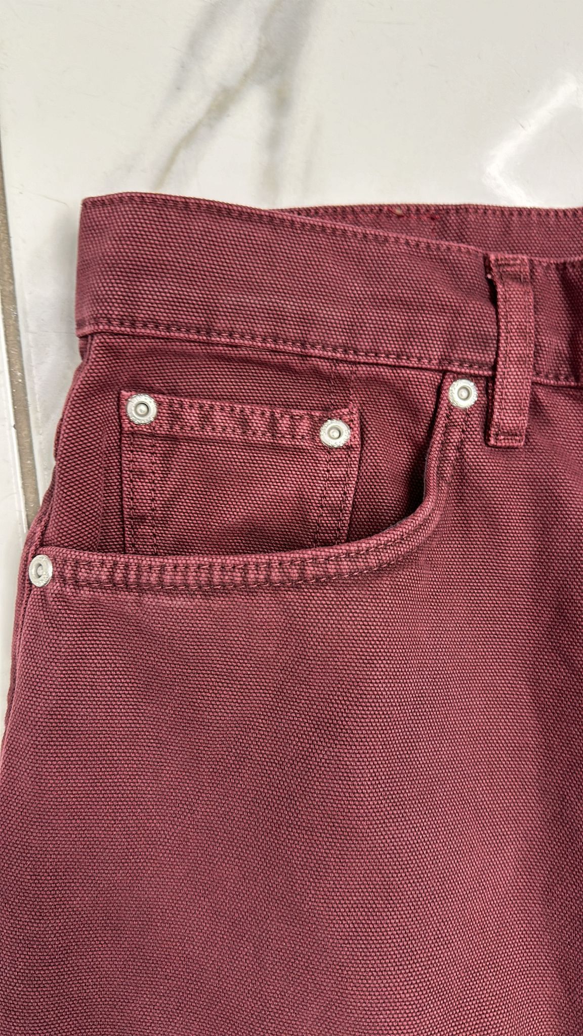 Stussy × Vintage Stussy Big Ol Jean Wine Size 30 Size US 30 / EU 46 - 5 Thumbnail