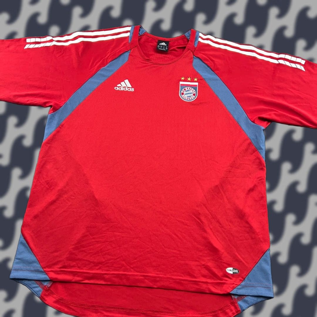 Adidas adidas Bayern Munich 2005 2006 Training Football Jersey Mens Large Shirt Red Size US L / EU 52-54 / 3 - 1 Thumbnail