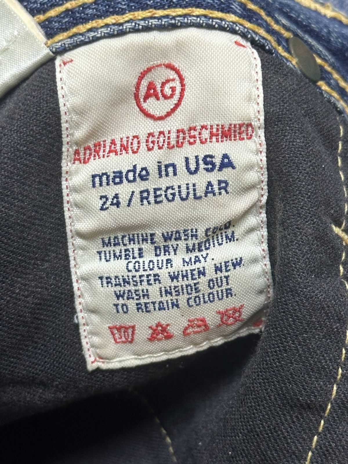 AG Adriano Goldschmied AG Baggy Loose Jeans Style With Faded Wash Size US 28 / EU 44 - 11 Thumbnail