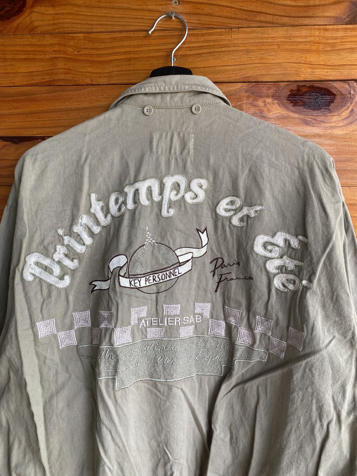 Japanese Brand Vintage Atelier SAB “Printemps et Été” Paris France Jacket Size US L / EU 52-54 / 3 - 11 Thumbnail