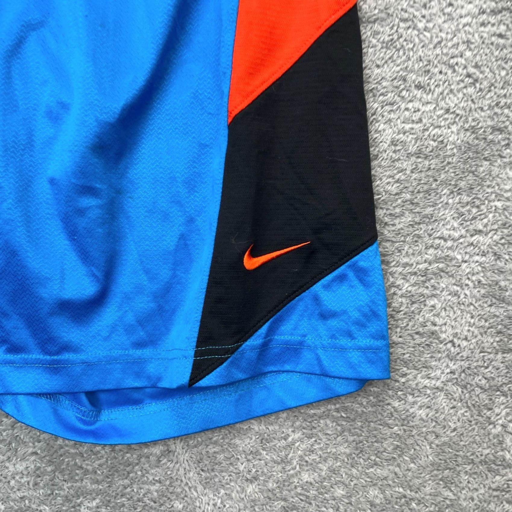 Nike Nike Shorts Mens Medium Blue Dri Fit Rival Athletic Swoosh Drawstring Basketball Size US 28 / EU 44 - 6 Thumbnail