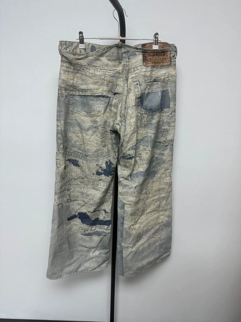 Acne Studios acne studios size:40 Heavy work damaged inkjet jeans 2506- Size US 26 / EU 42 - 2 Thumbnail