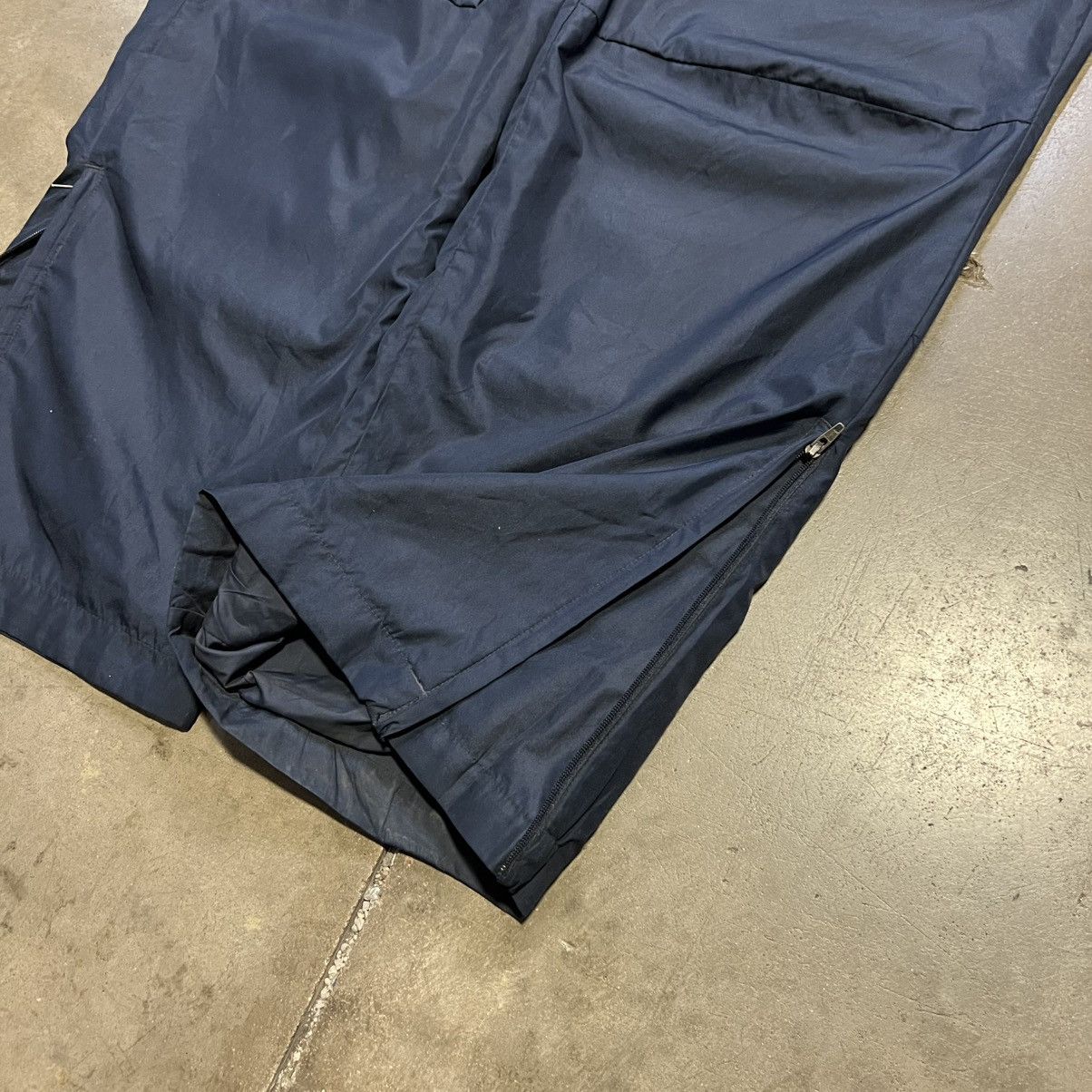 Nike Vintage Nike Mini Swoosh Baggy Track Sweatpants Flare Swoosh Size US 33 - 4 Thumbnail