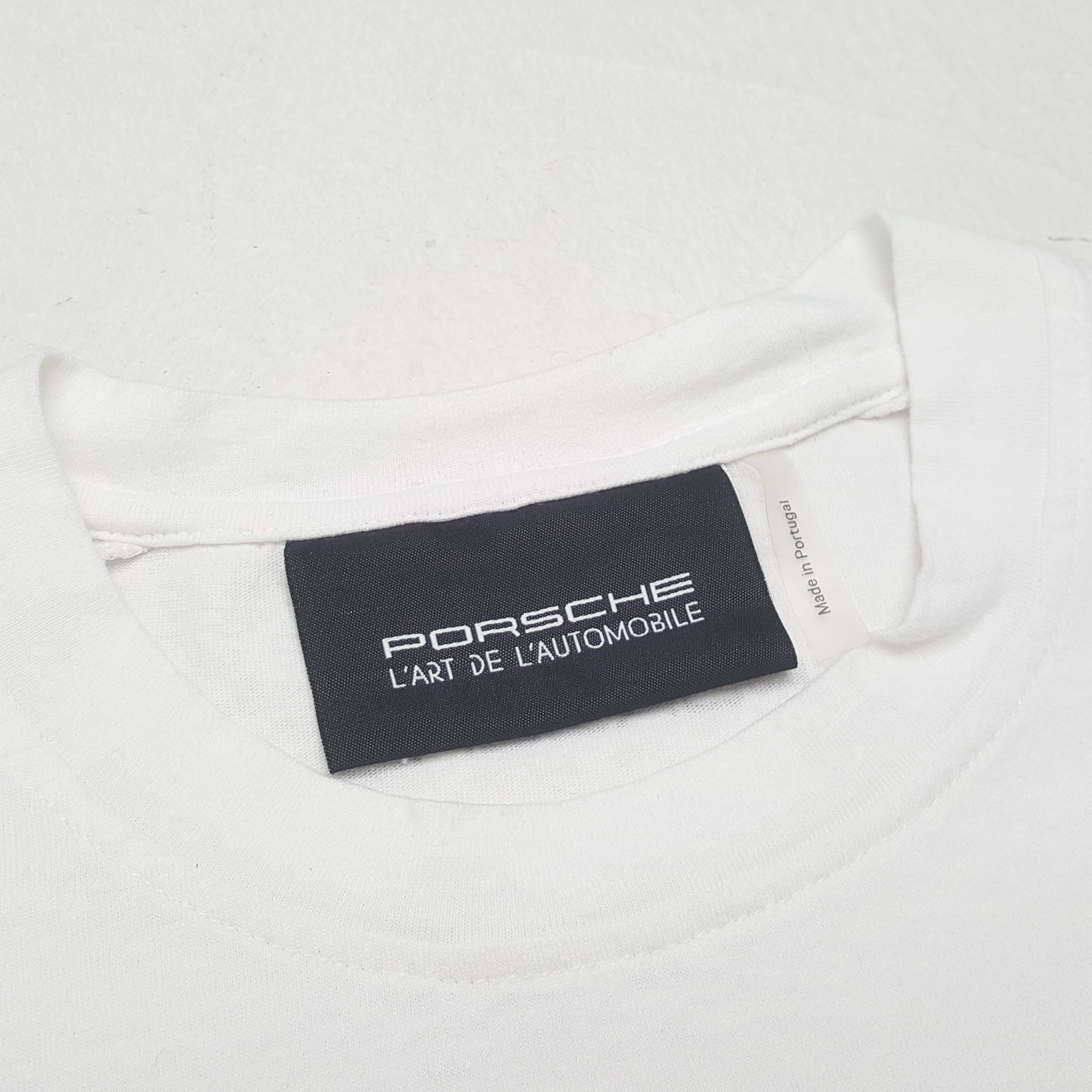 Porsche Design × Vintage Vintage Porsche Lárt Automobile Motorsports T-Shirt C276N69 Size US L / EU 52-54 / 3 - 5 Thumbnail