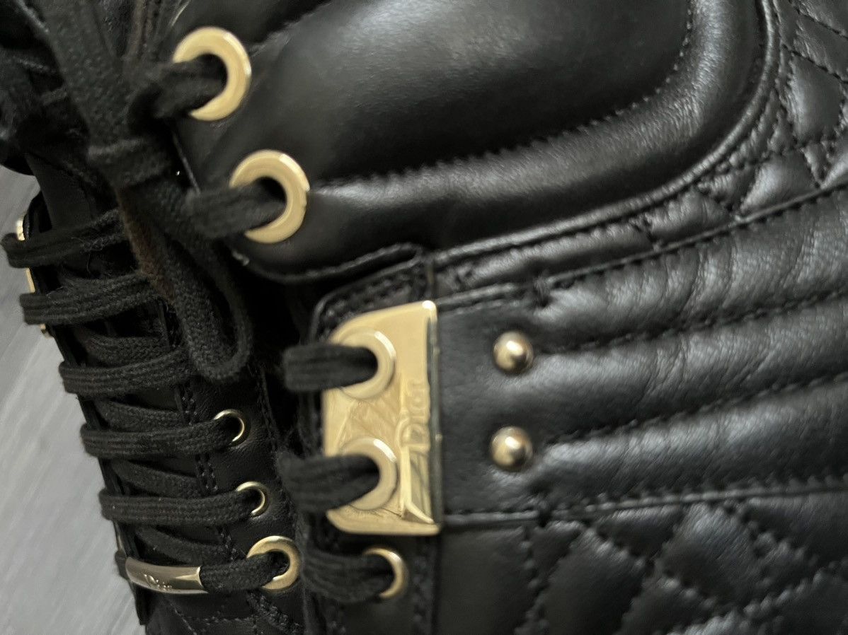 Dior Christian Dior cannage quilted high top sneakers Size US 6 / IT 36 - 6 Thumbnail
