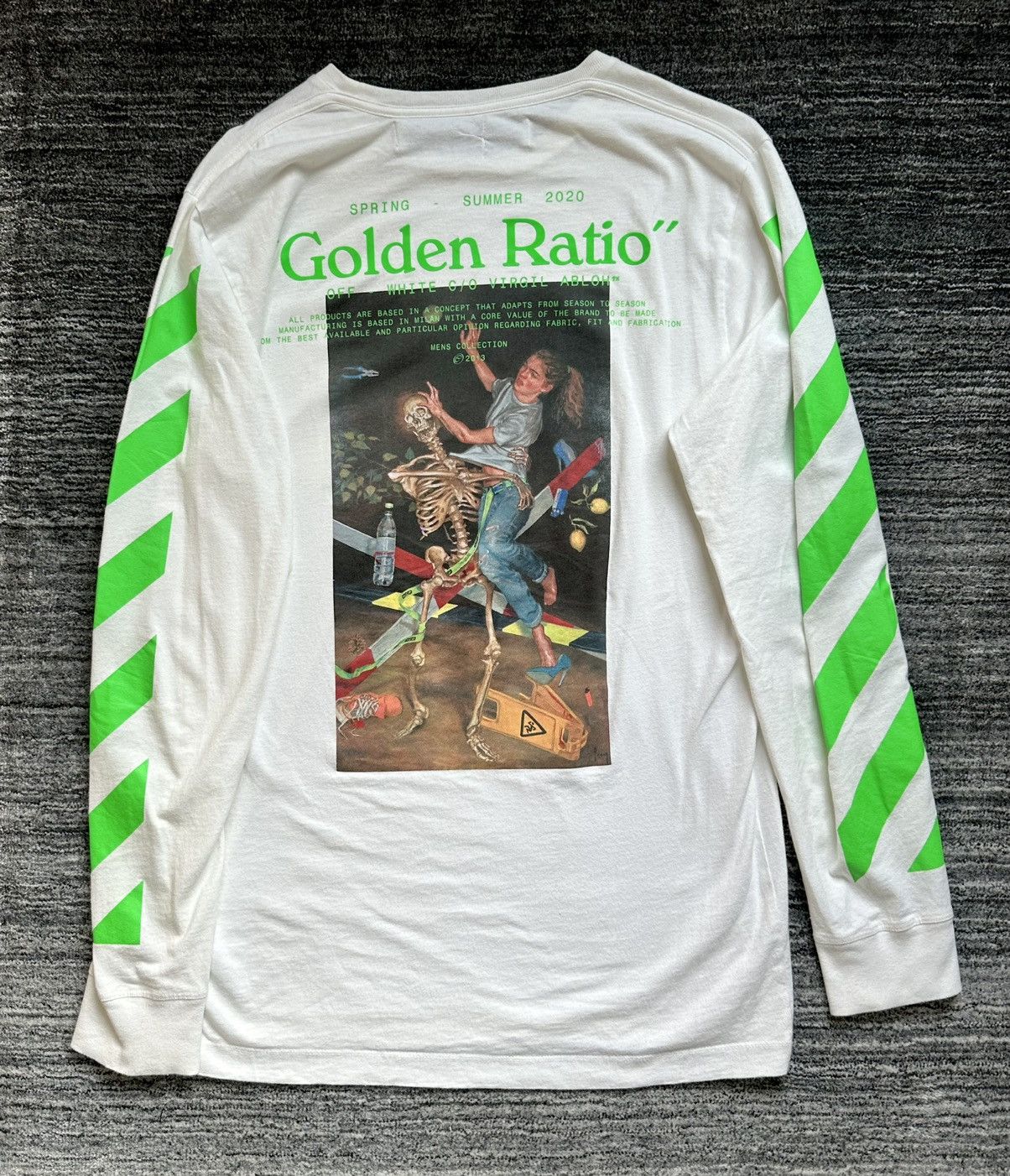 Off-White OFF-WHITE SS20 Pascal Golden Ratio Painting Long-Sleeve Size US L / EU 52-54 / 3 - 1 Thumbnail