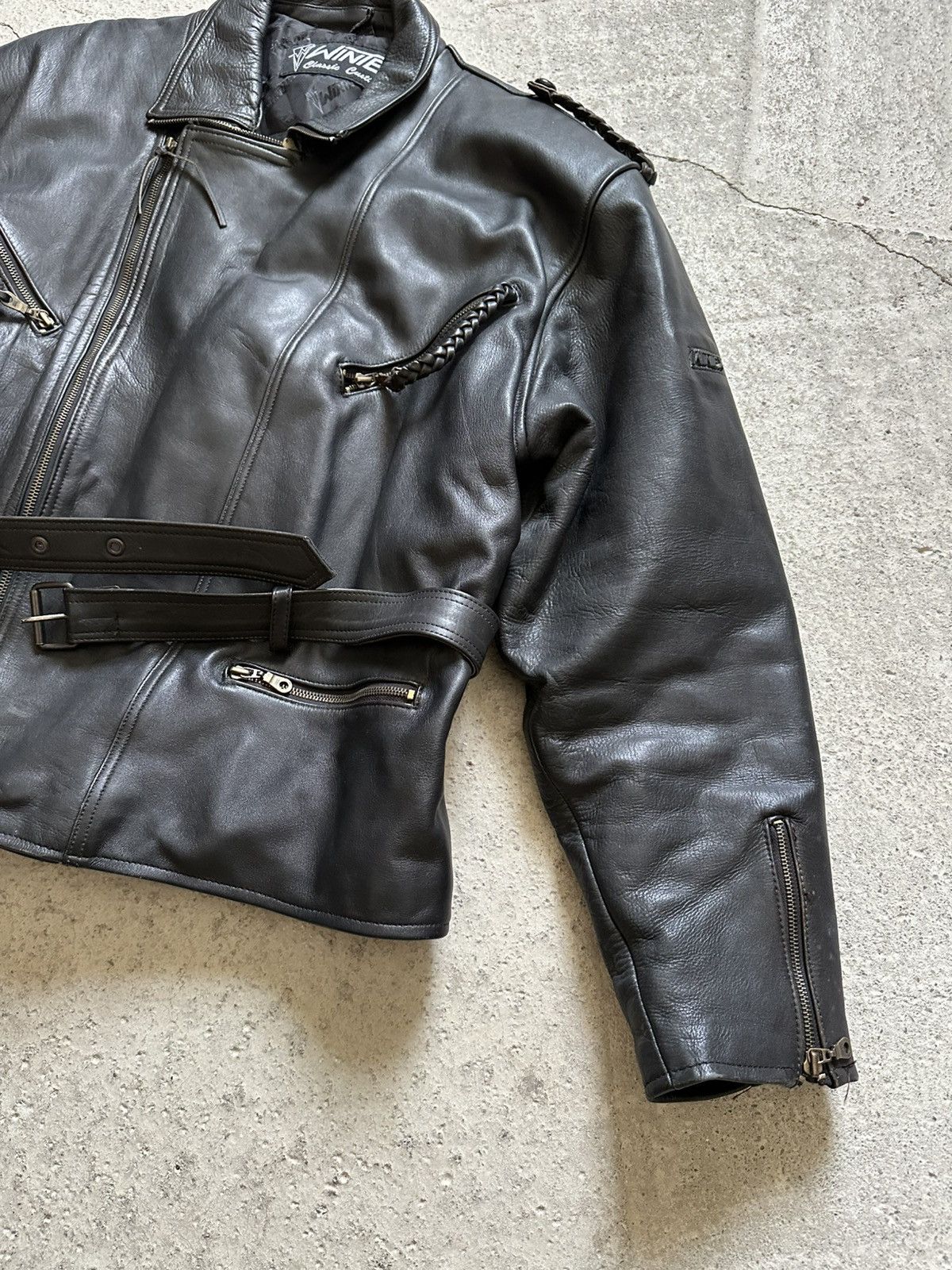 Other Leather Jacket Wintex Black size - 44 Size US S / EU 44-46 / 1 - 4 Thumbnail