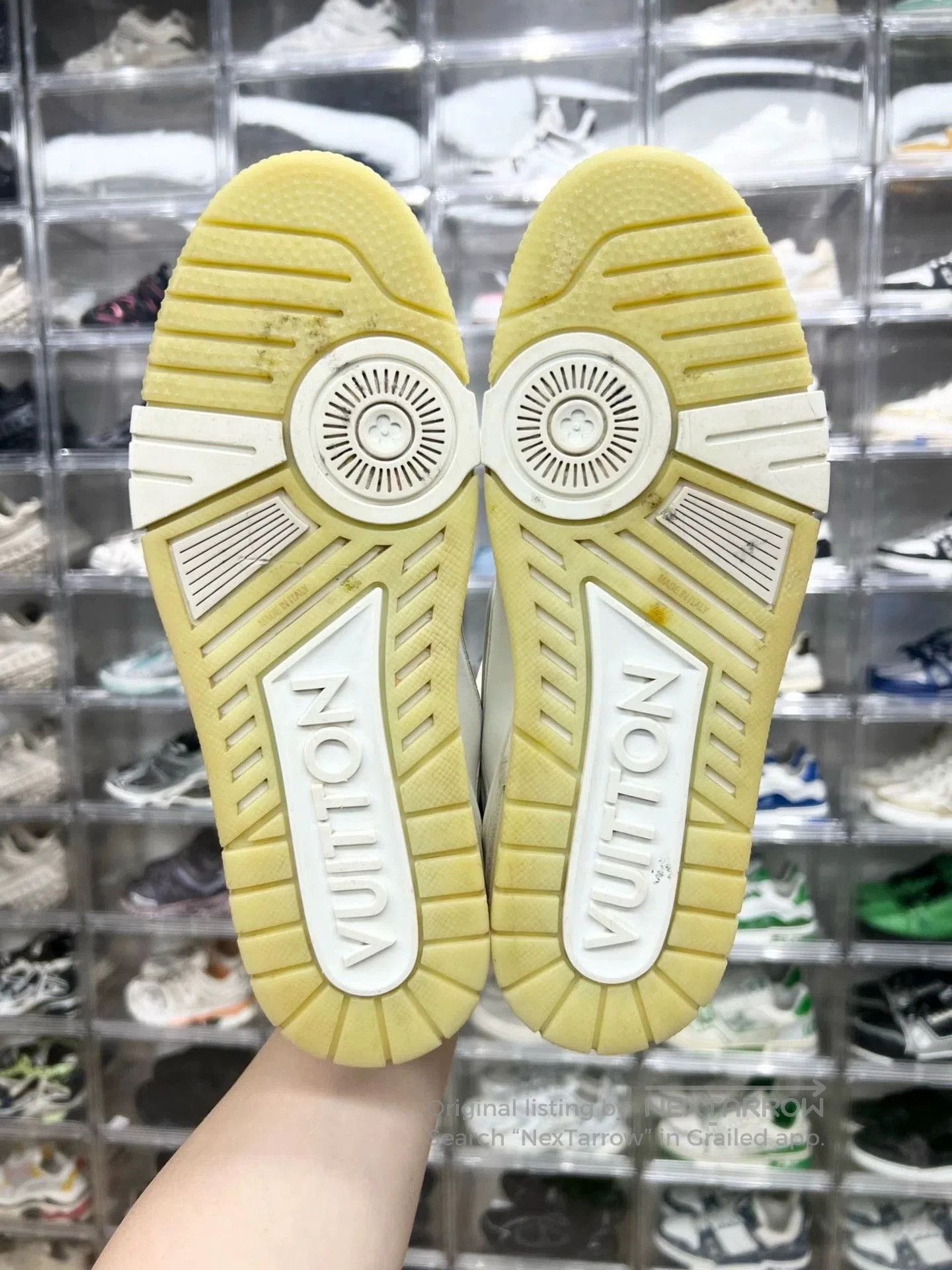 Louis Vuitton lv trainer white cement sneakers uk size 8. Size US 9 / EU 42 - 8 Thumbnail