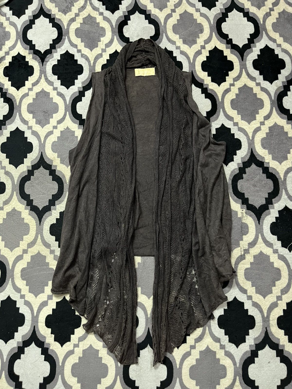 Yasuyuki Ishii Crazy cepo distressed fuga style vest knit Size US M / EU 48-50 / 2 - 1 Thumbnail