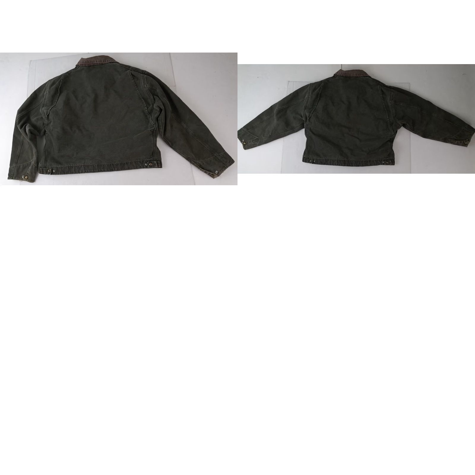 Carhartt VINTAGE Carhartt J97 Moss Green 2XL Full Zip Bomber Jacket Unisex Adults Winter Lined Polyester Canvas Workwear Green Jacket Size US XXL / EU 58 / 5 - 8 Thumbnail