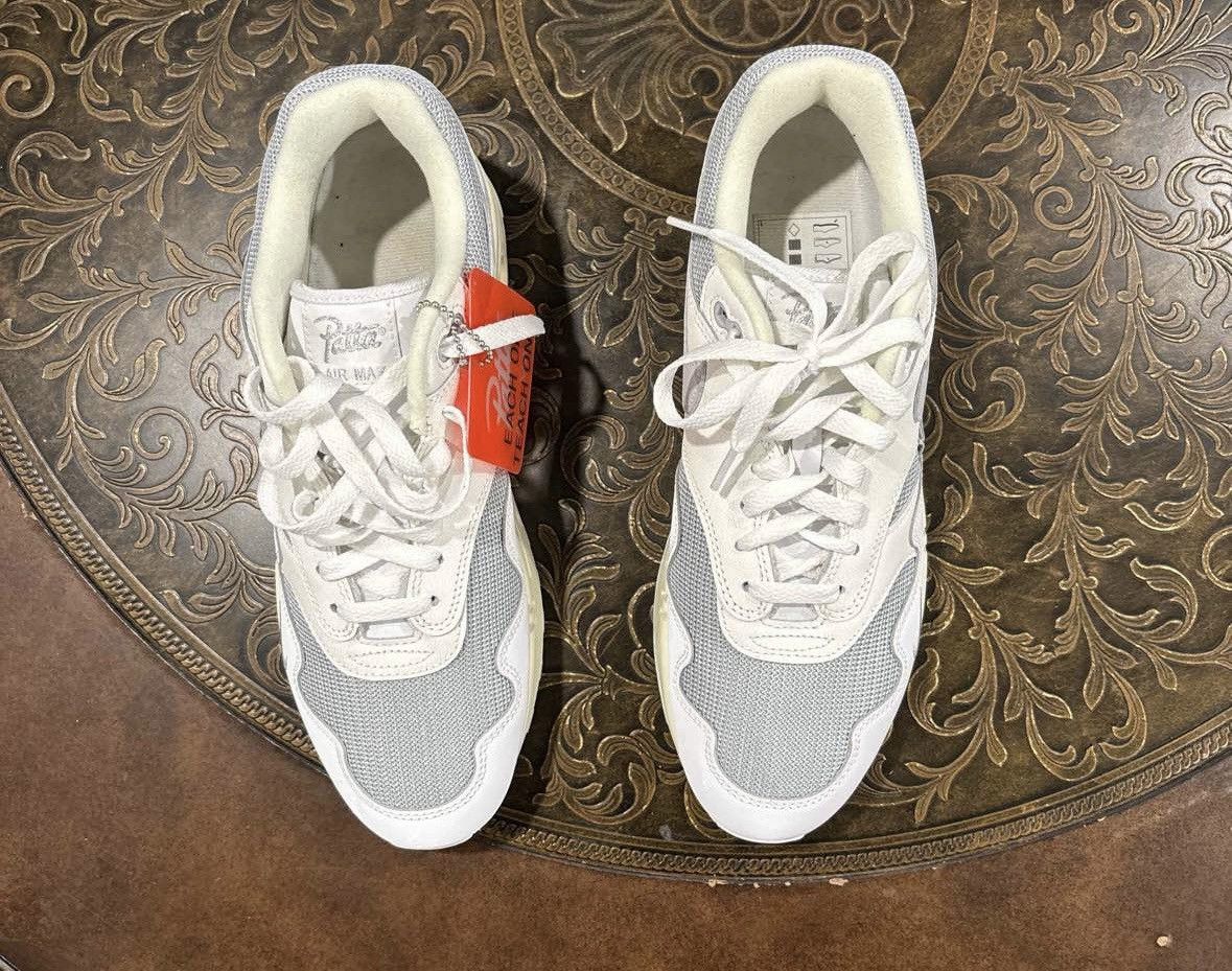Nike × Patta Mens size 9.5 Patta x Nike Air Max 1 White Size US 9.5 / EU 42-43 - 3 Thumbnail
