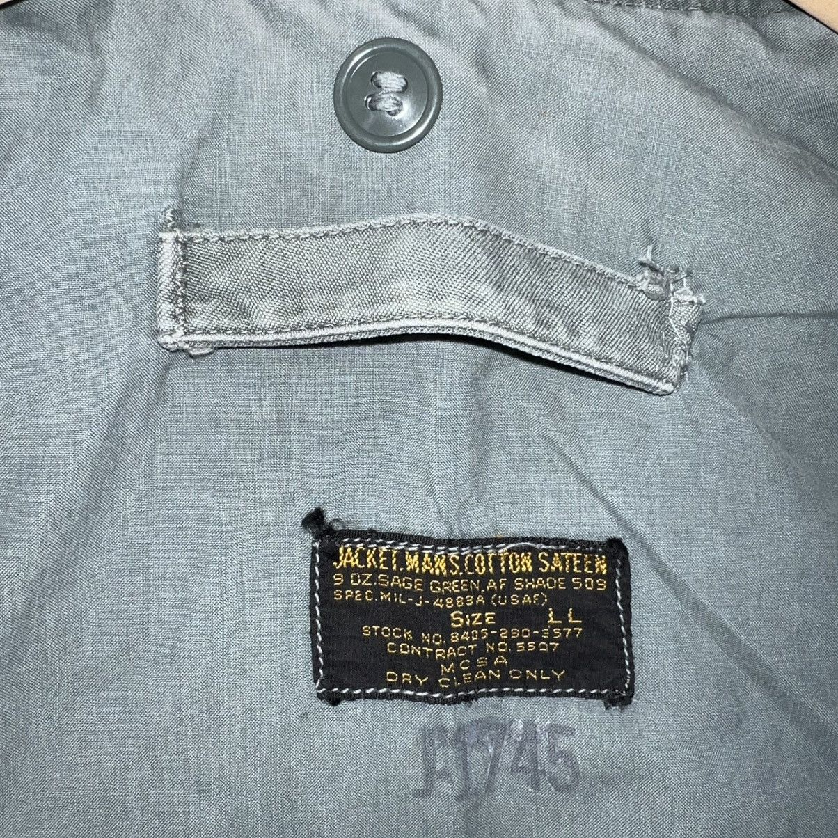Vintage VINTAGE 50s MEN’S USAF COTTON SATEEN HOODED JACKET Size US L / EU 52-54 / 3 - 12 Thumbnail