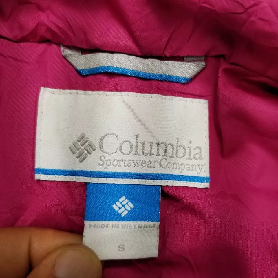 Columbia Columbia Jacket Womens Small Pink Full Zip Hooded Size S / US 4 / IT 40 - 5 Thumbnail