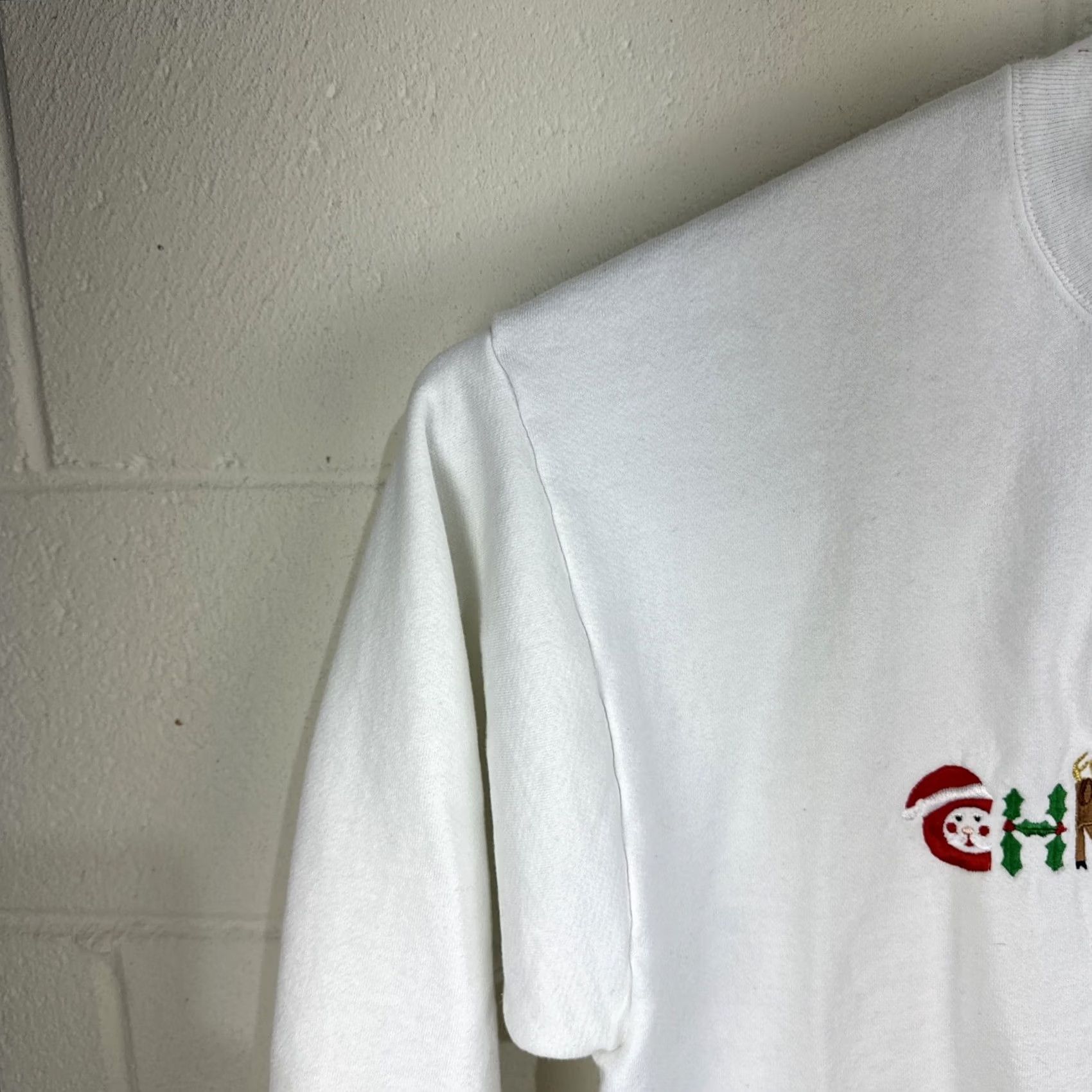 Vintage Vintage MC Sportswear Womens Embroidered I Love Christmas Sweatshirt Large Pullover Size L / US 10 / IT 46 - 6 Thumbnail