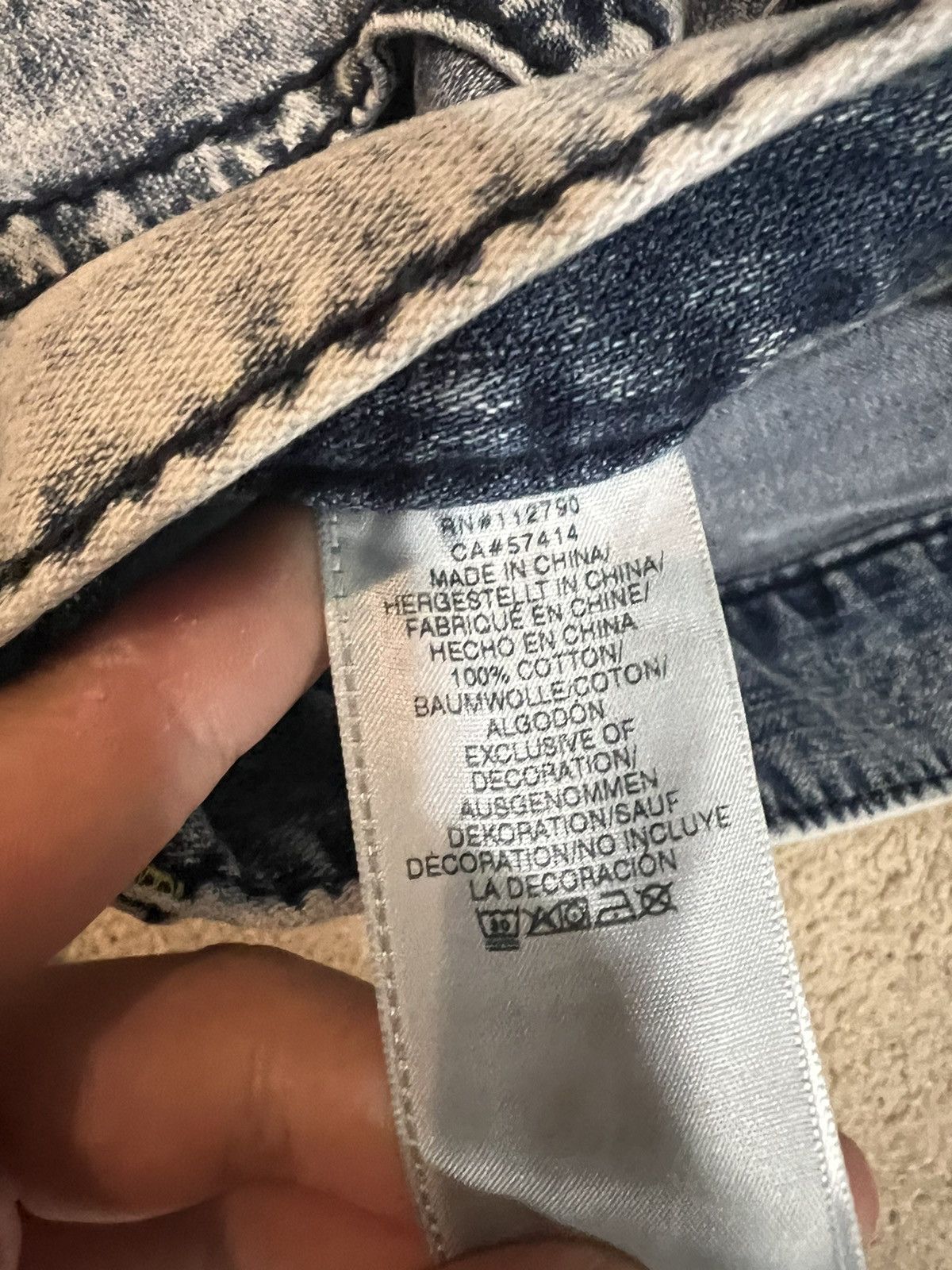 True Religion True religion straight fit yellow stitch jeans Size US 29 - 4 Thumbnail
