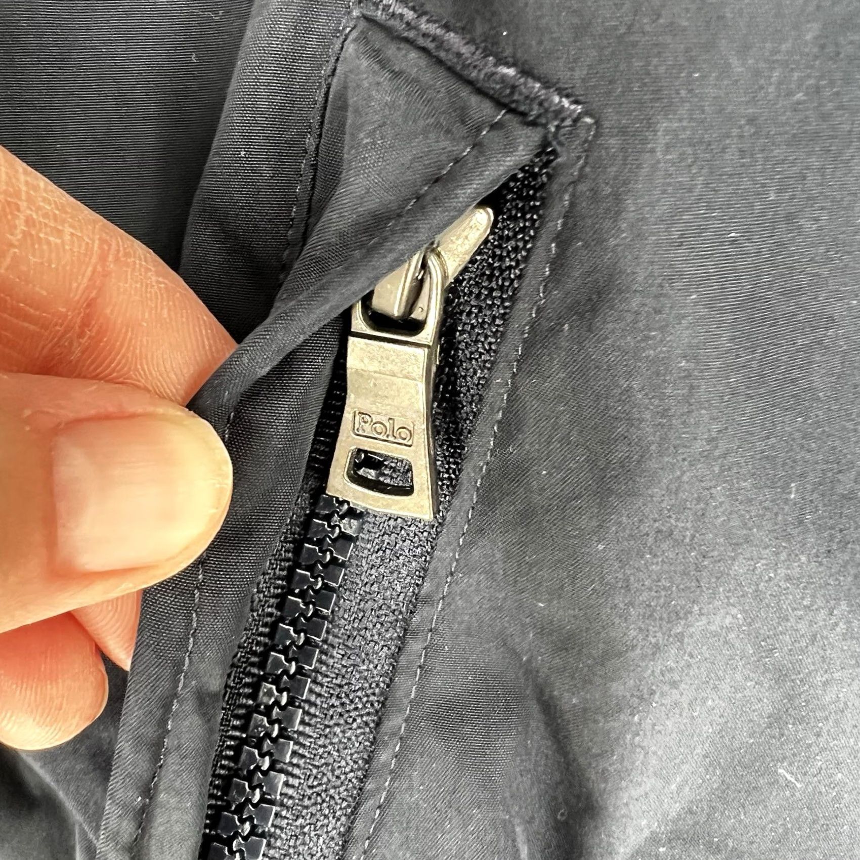 Ralph Lauren Polo Ralph Lauren Jacket 2XL Navy Blue Windbreaker Fleece Lined Zip Stand-Up Collar Mens Regular Size US XXL / EU 58 / 5 - 5 Thumbnail