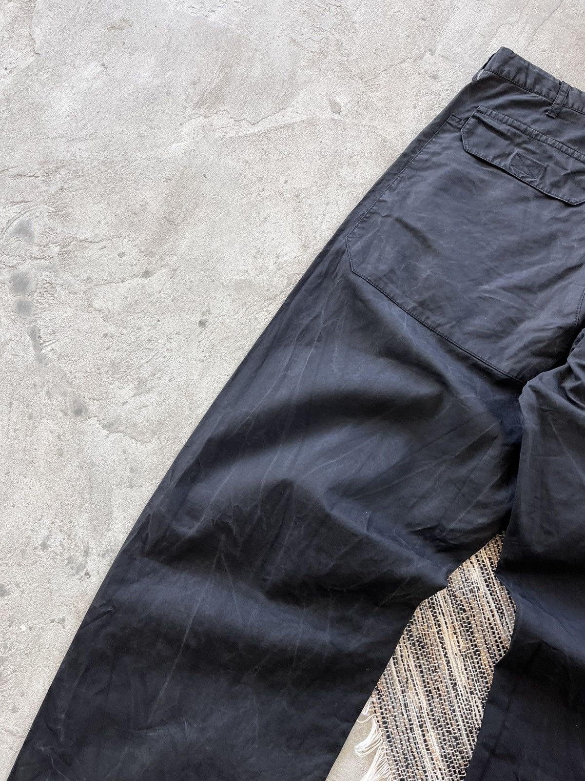 Armani Vintage Armani Black Jeans 36 Wide Fit Waxed Style Luxury Size US 36 / EU 52 - 13 Thumbnail