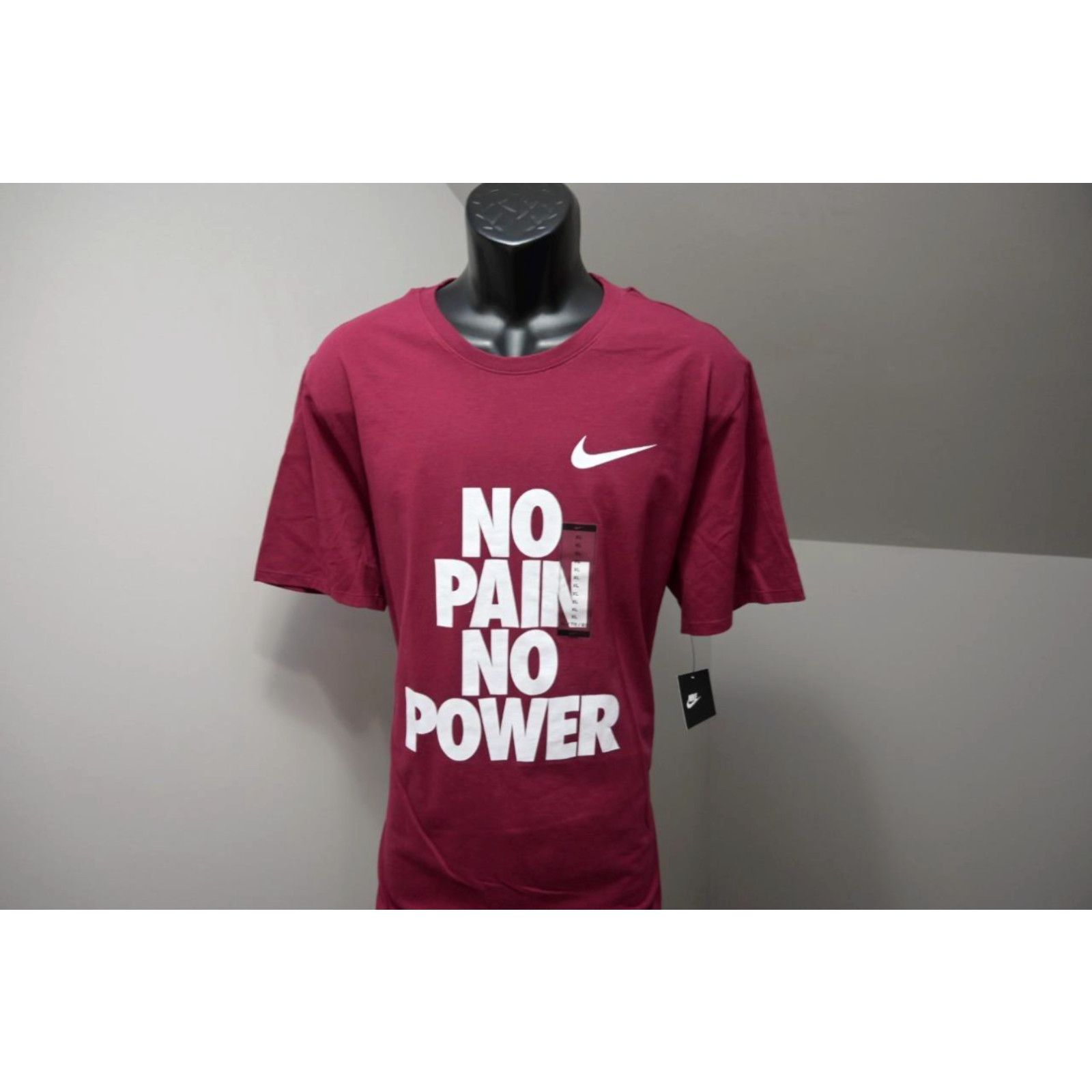 No pain no power nike t shirt best sale