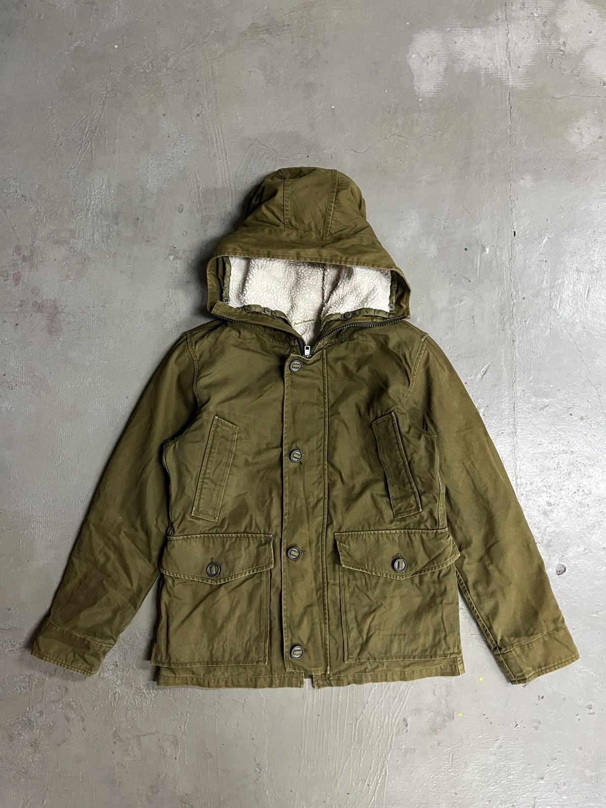 If Six Was Nine 2000s Journal Standard - Sherpa Hoodie Parka Jacket Size US M / EU 48-50 / 2 - 1 Thumbnail