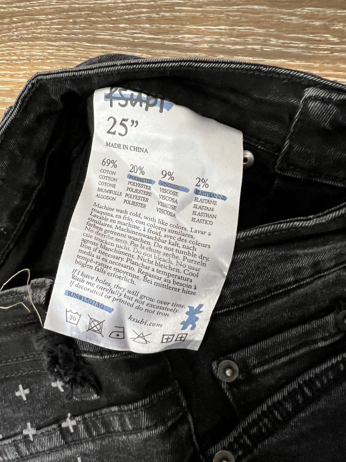 Ksubi Womens Ksubi hin wasted hell cat jeans Size 25" / US 0 / IT 36 - 3 Thumbnail