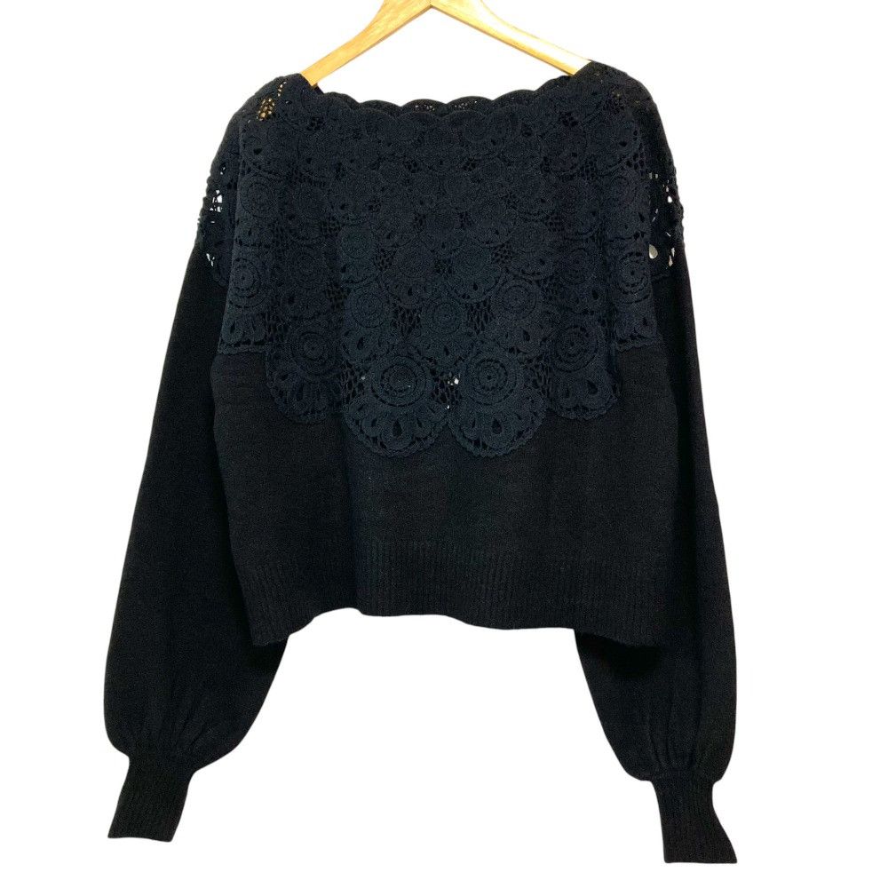 Other Other LA BELLE ETUDE Centripetal crochet Knitwear Textile Tops ETBDB255001 DUTY FREE for USA Size ONE SIZE - 1 Thumbnail