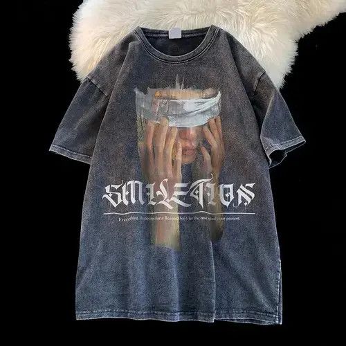 VIBE Vintage Potrait Printed Tshirt Size US XL / EU 56 / 4 - 1 Thumbnail
