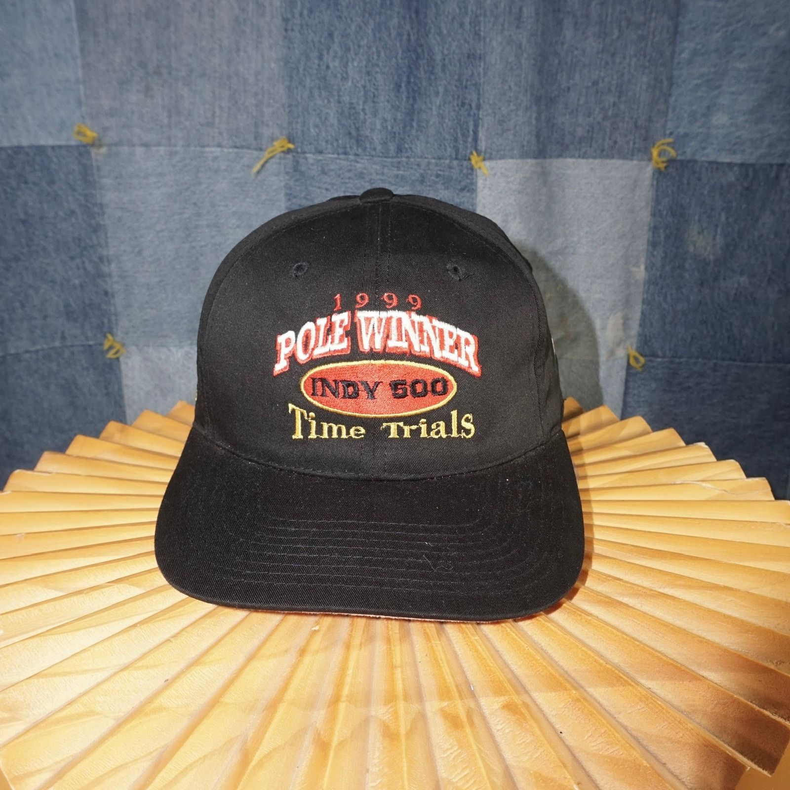 NASCAR OSFA - Vintage 90s pole winner indy 500 nascar embroider hat Size ONE SIZE - 1 Thumbnail