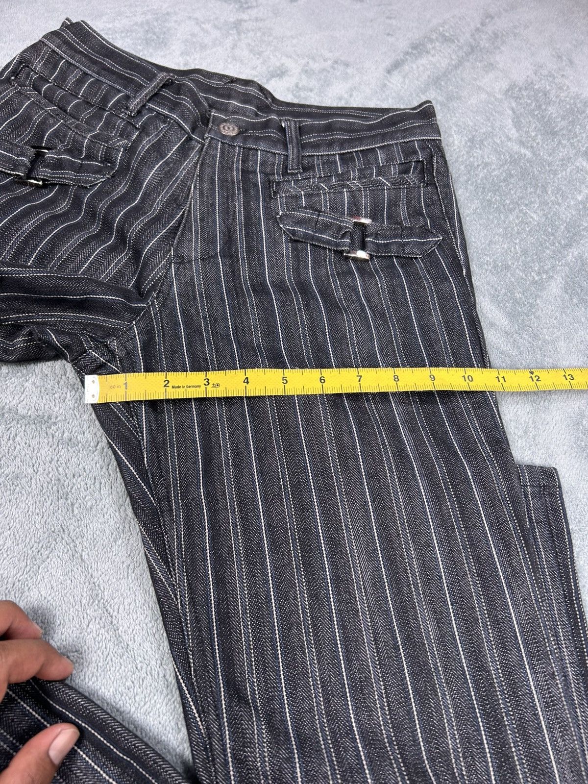Tornado Mart Tornado Mart Flared Stripe Pants. S0169 Size US 28 / EU 44 - 10 Thumbnail