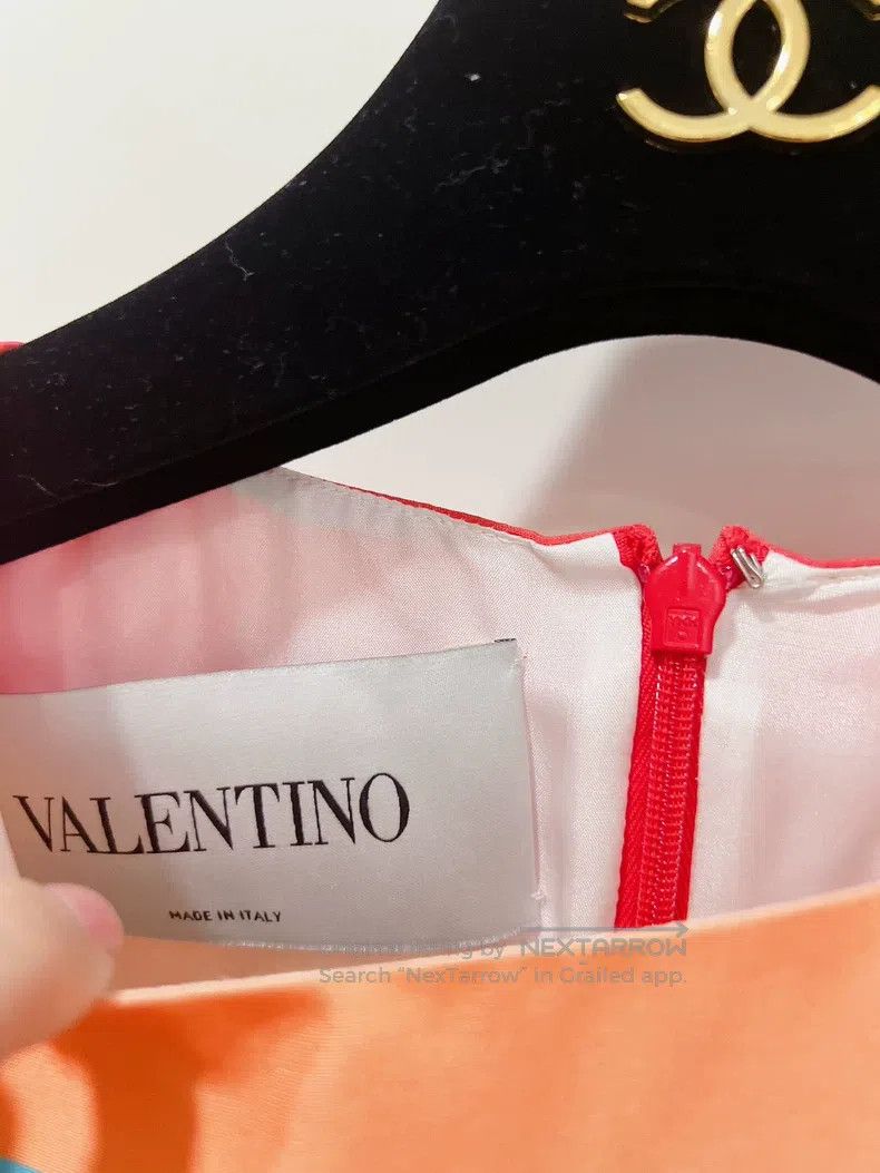 Valentino Valentino Rainbow silk dress Size M / US 6-8 / IT 42-44 - 7 Thumbnail