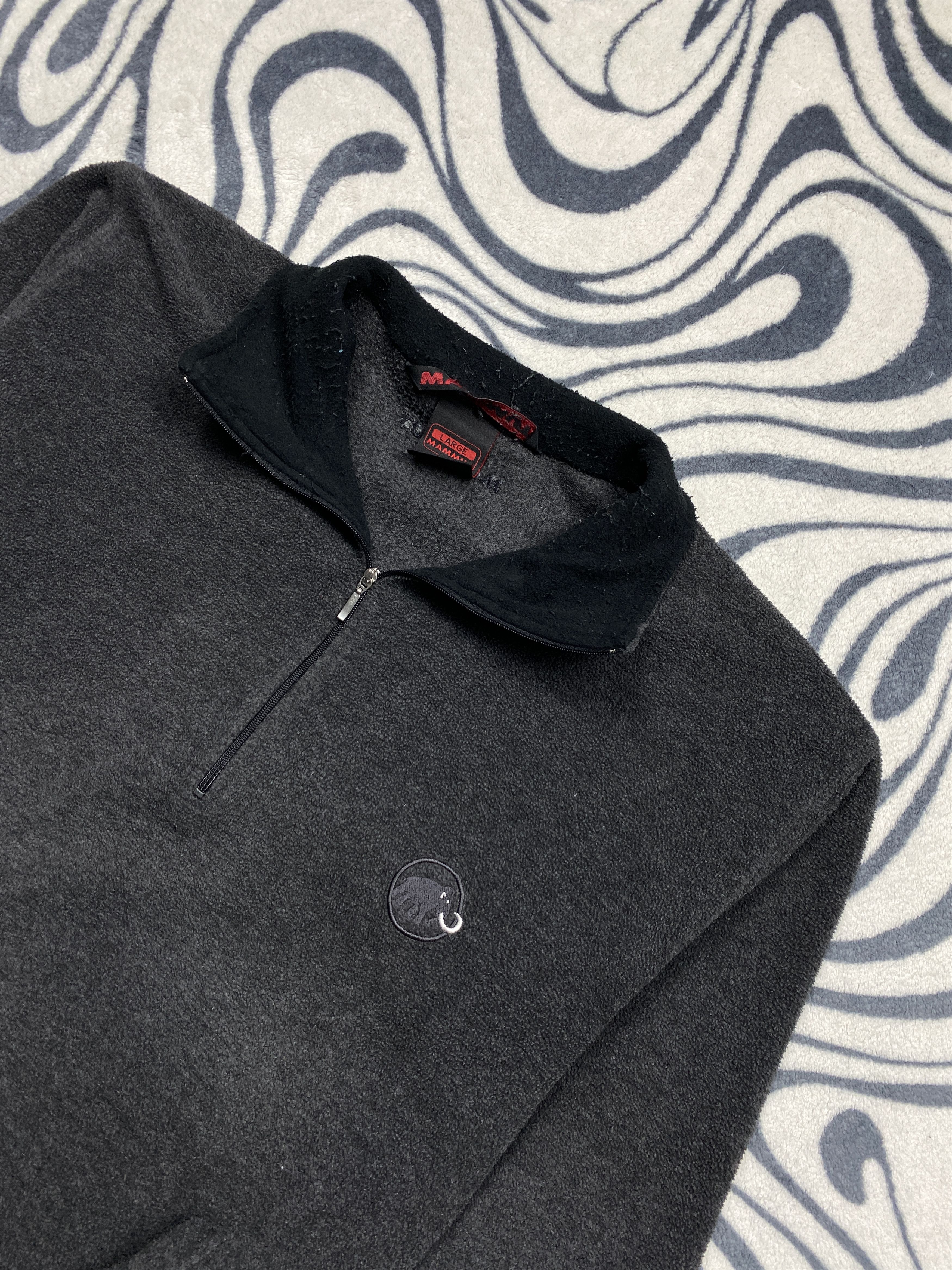 Mammut Mammut 90s Vintage Quarter Zip Fleece Jacket Y2K Size US L / EU 52-54 / 3 - 2 Thumbnail
